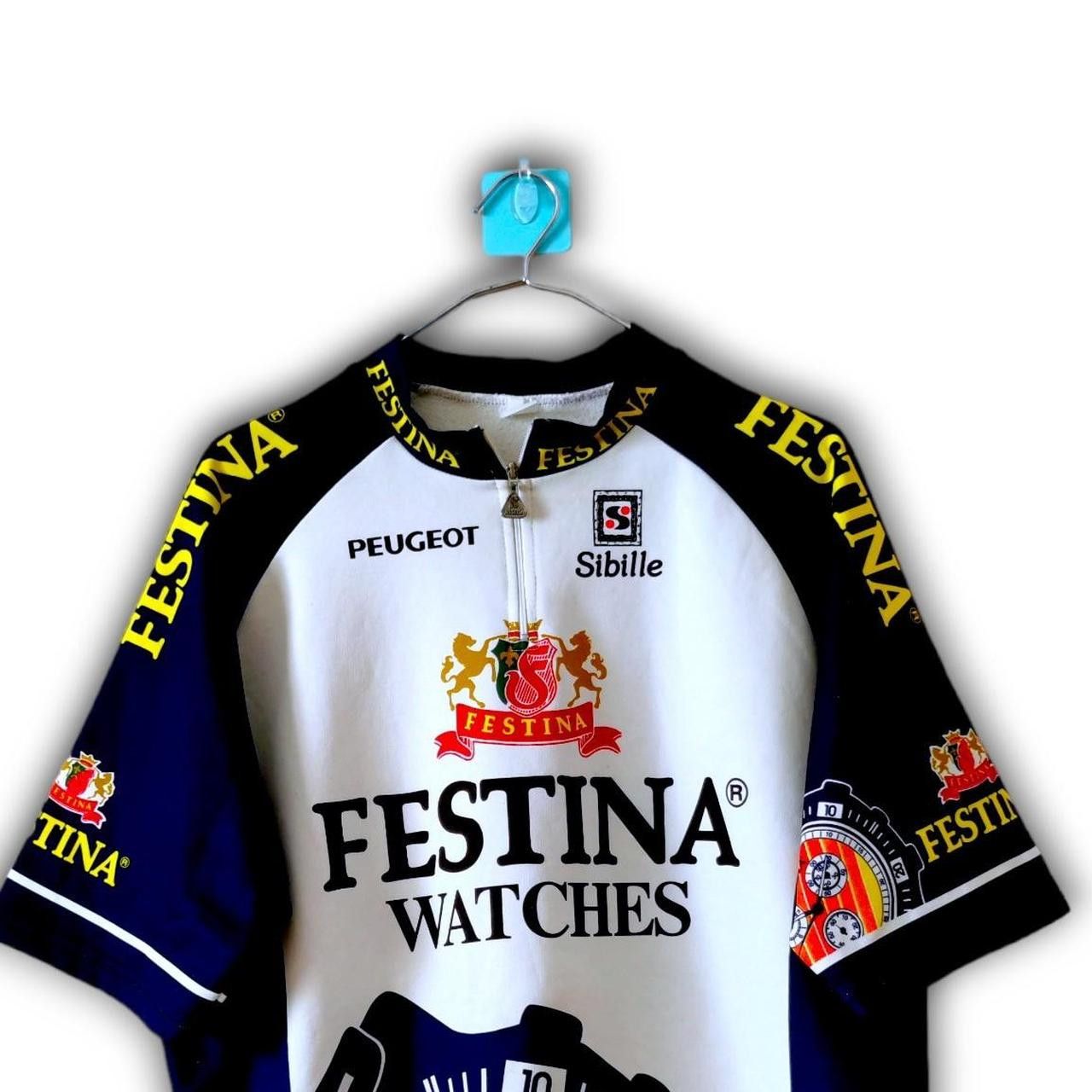 Other Festina Laurent Brochard Lotus vitus Cycling 1996 Sibille Size US M / EU 48-50 / 2 - 4 Thumbnail