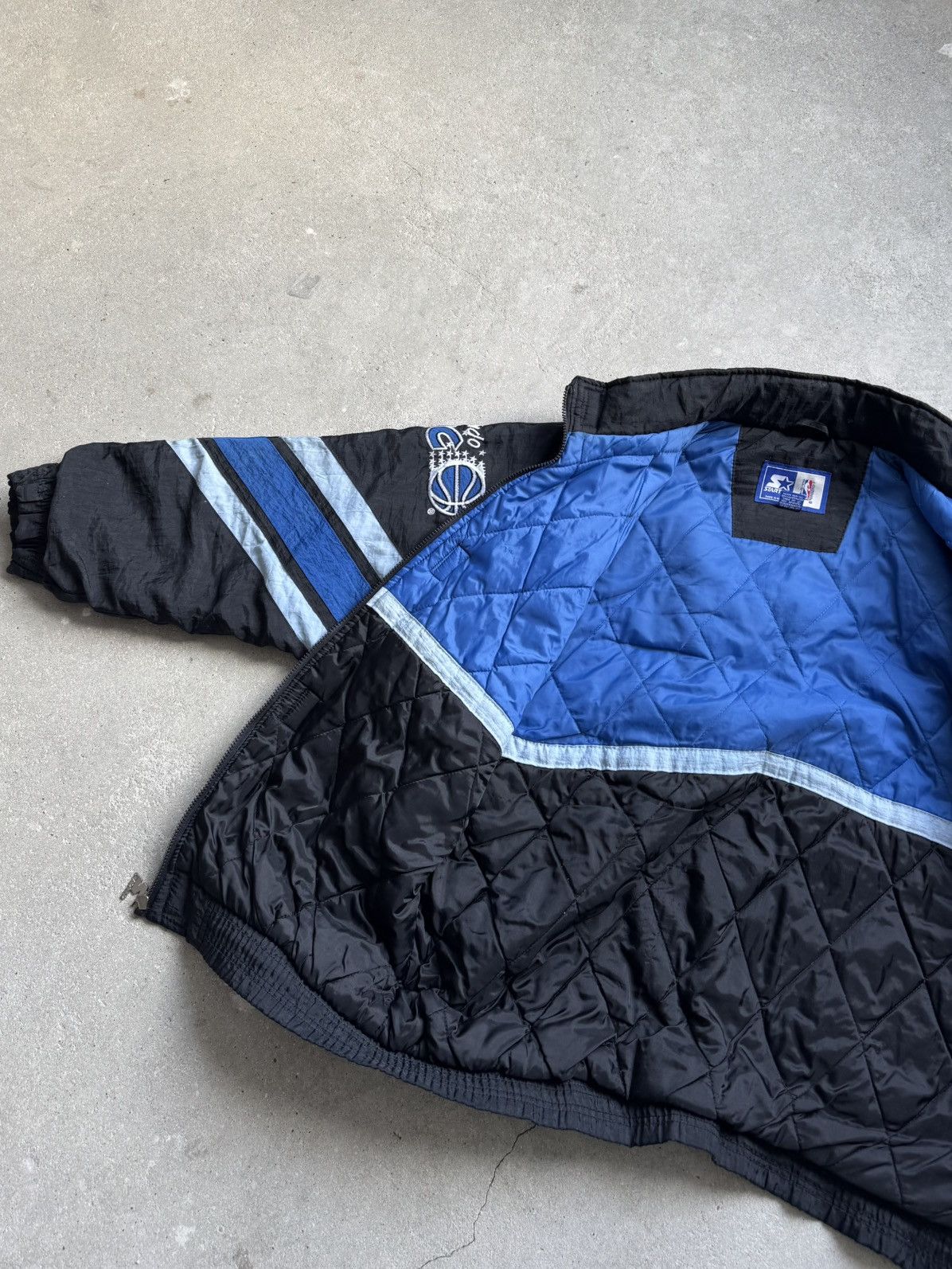 Starter Vintage 1990s Starter Orlando Magic Jacket NBA Size US XL / EU 56 / 4 - 17 Thumbnail