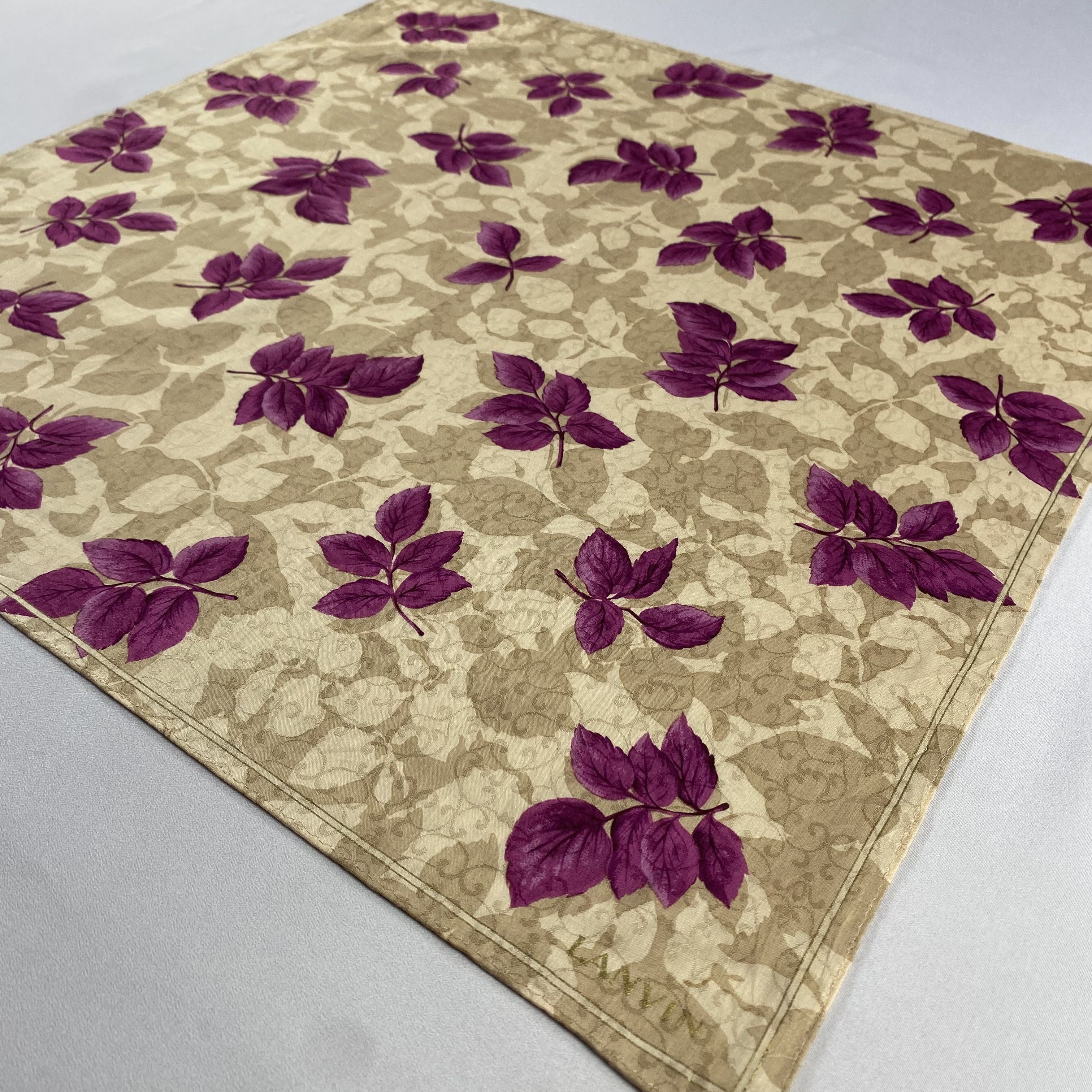 Lanvin × Vintage Lanvin Handkerchief / Neckerchief / Bandana-P1150 Size ONE SIZE - 2 Thumbnail