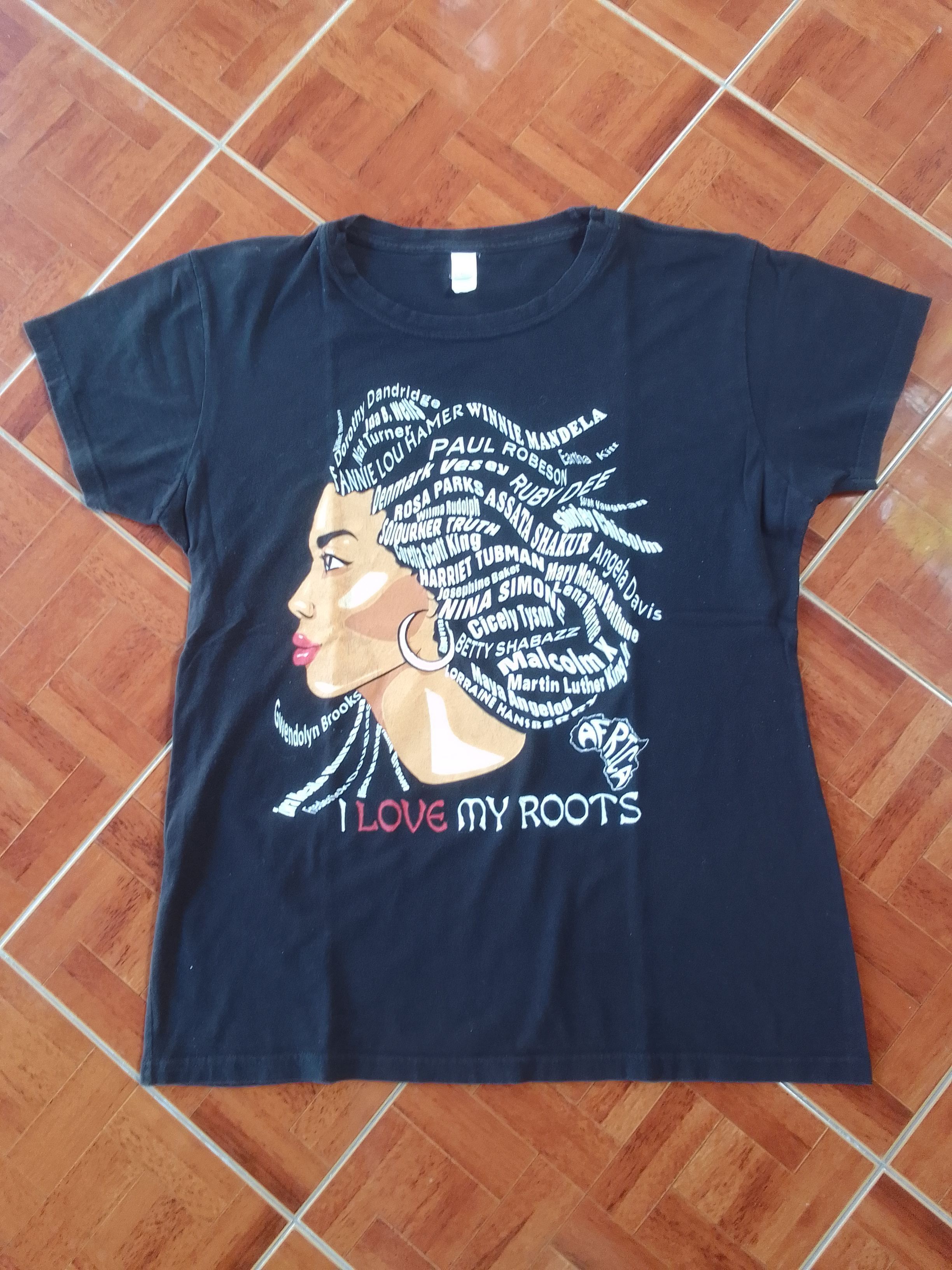 Band Tees × Rap Tees × Tultex Black Pride/History Tshirt Africa - I Love My Roots Size XXL / US 16-18 / IT 52-54 - 1 Thumbnail