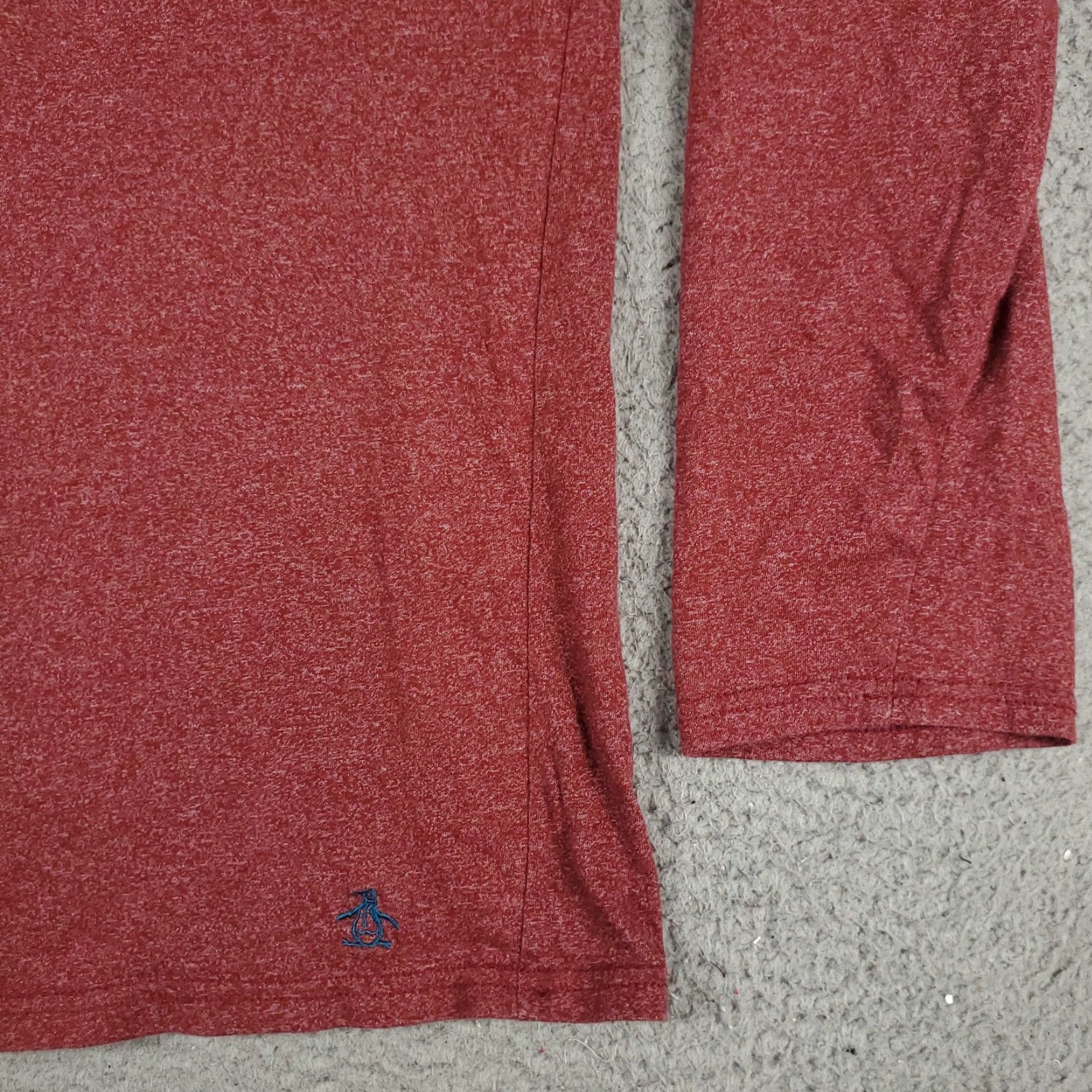 Vintage Penguin T-Shirt Mens XL Red Long Sleeve Crew Neck Casual Classic Outdoor Size US XL / EU 56 / 4 - 4 Thumbnail
