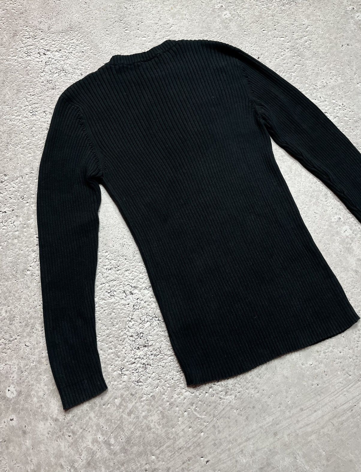 Other SMOG Ribbed Knit Long Sleeve Sweater Black Red Print XXL Size US XXL / EU 58 / 5 - 11 Thumbnail
