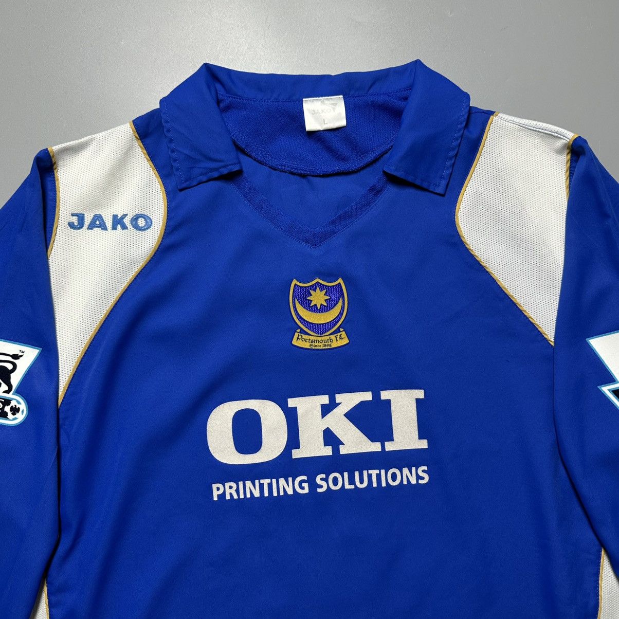 Vintage PORTSMOUTH JAKO 2006/2007 FOOTBALL HOME JERSEY #8 COLE Size US L / EU 52-54 / 3 - 4 Thumbnail