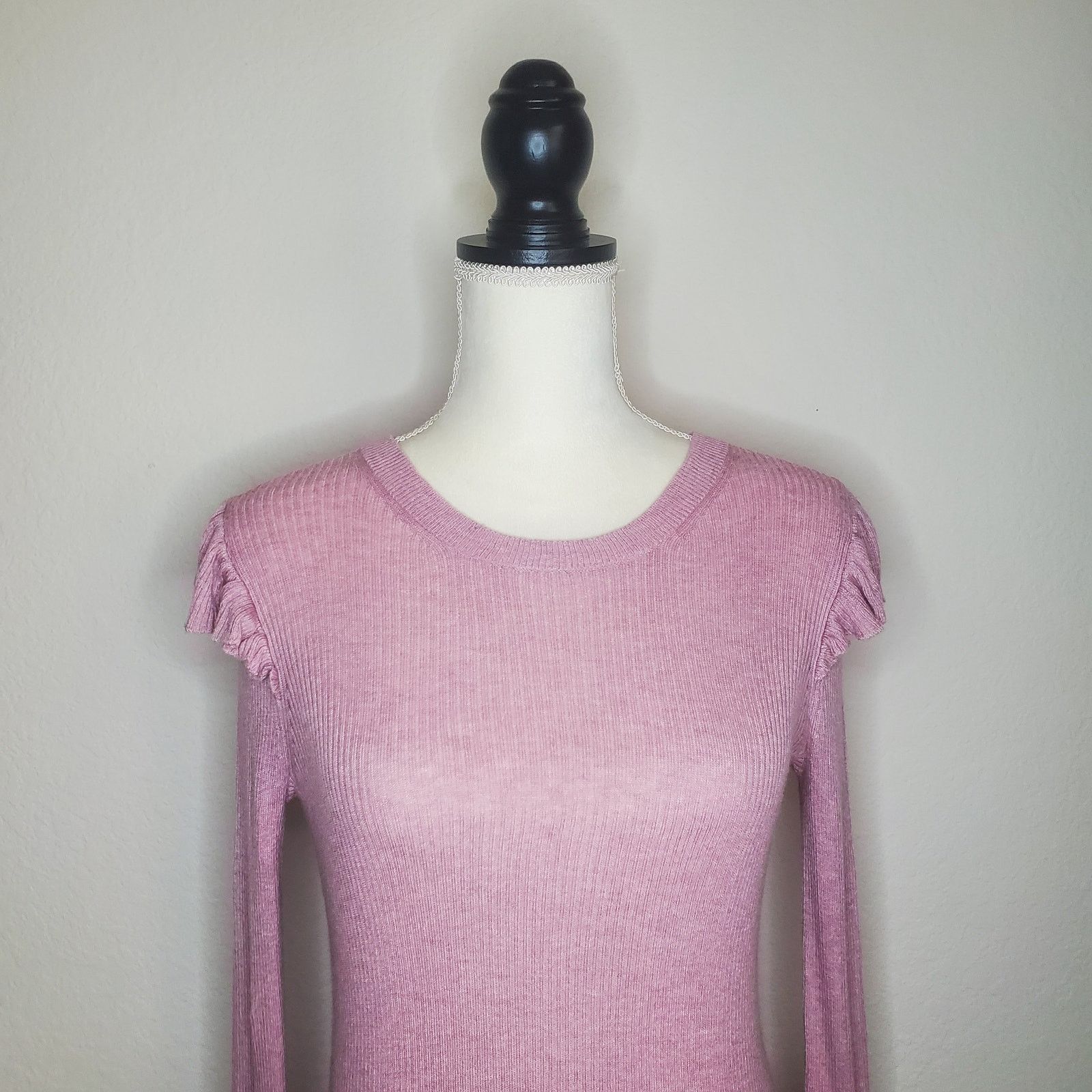 Madewell Madewell Pink Ribbed Top Small Size S / US 4 / IT 40 - 5 Thumbnail