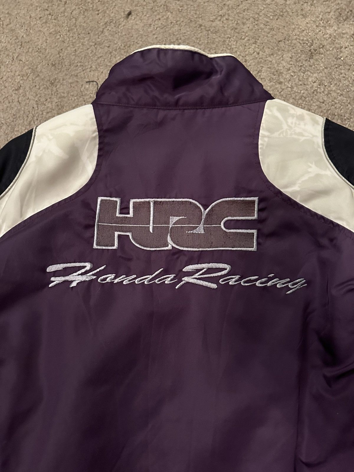 Other Vintage Honda Racing Jacket S Purple Nylon Bomber Jacket Vtg Size US S / EU 44-46 / 1 - 7 Thumbnail