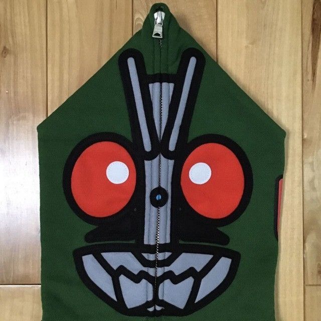 Bape BAPE × MASKED RIDER full zip hoodie a bathing ape Size US S / EU 44-46 / 1 - 2 Thumbnail