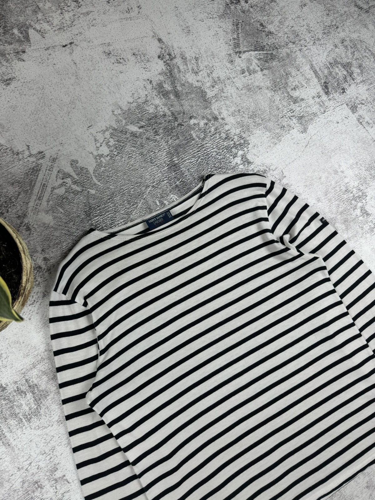 Saint James Vintage 90S Made in France Saint James Striped Longsleeve Size S / US 4 / IT 40 - 7 Thumbnail