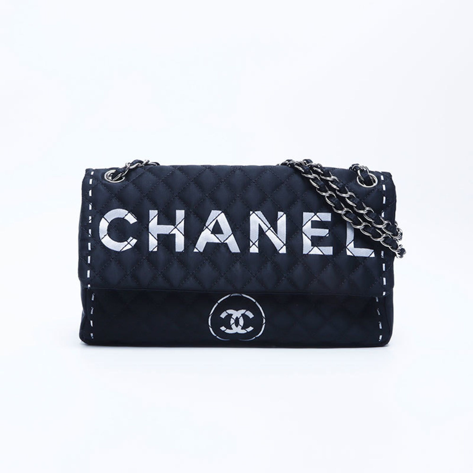 Chanel CHANEL No. 11 nylon chain shoulder bag in black Size ONE SIZE - 1 Thumbnail