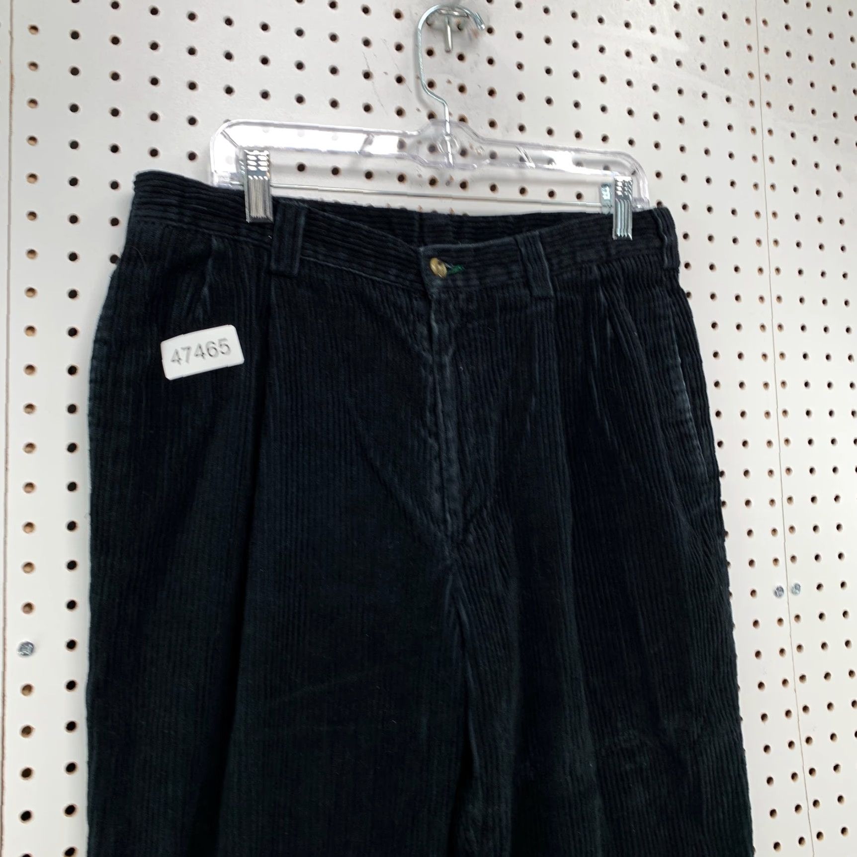Tommy Hilfiger VINTAGE Tommy Hilfiger Corduroy Pants Mens 34x31 Black Pleated Pants Mens Black Corduroy 80s 90s Tommy Hilfiger Mens Size US 34 / EU 50 - 6 Thumbnail