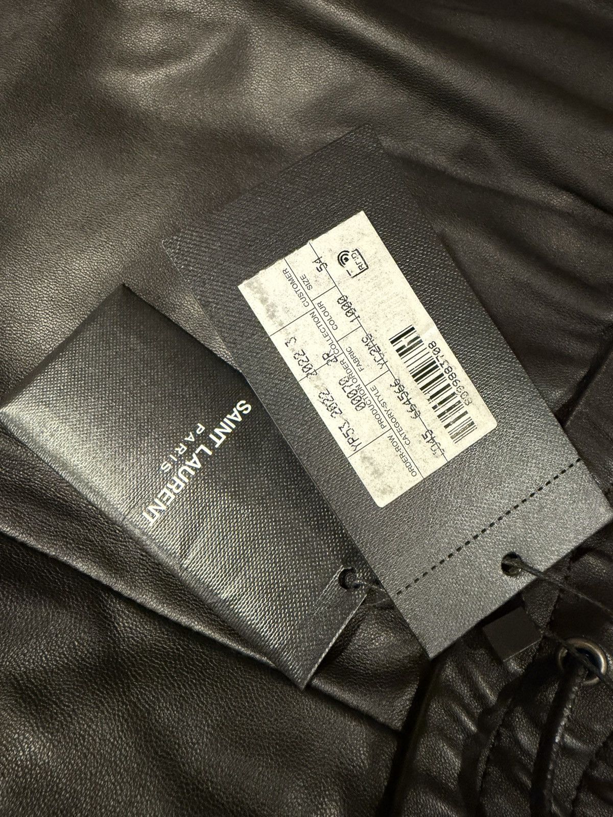 Saint Laurent Paris Saint Laurent mens leather joggers pants. 54/38. $4990 Size US 38 / EU 54 - 4 Thumbnail