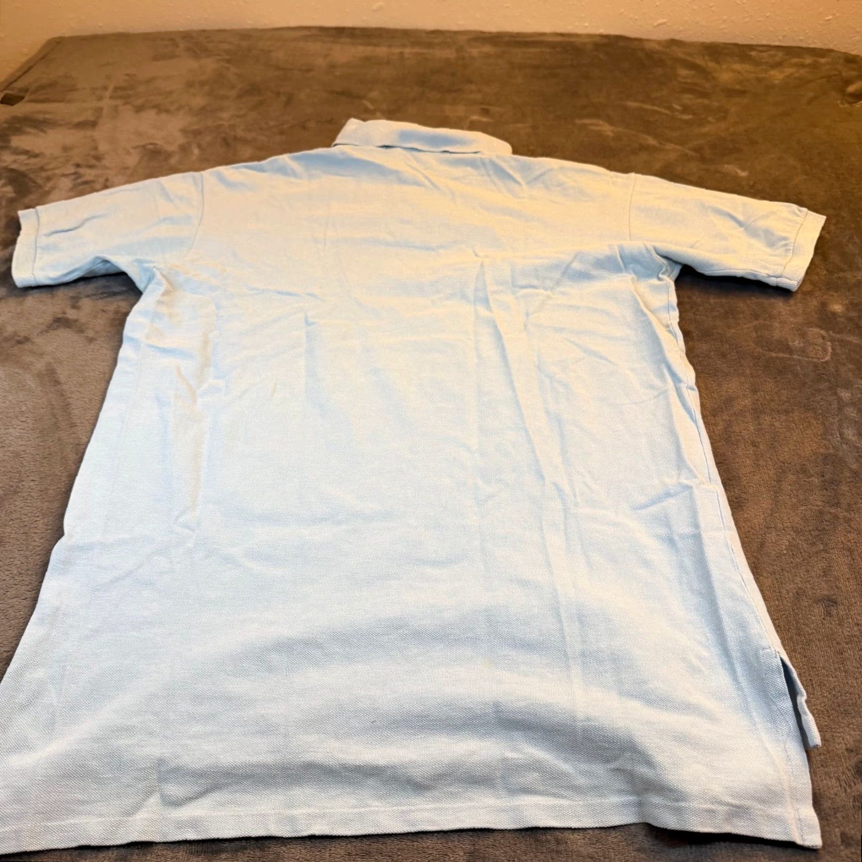 Polo Ralph Lauren Polo Ralph Lauren Light Blue Classic Fit Short Sleeve Polo Shirt Mens Medium Size US M / EU 48-50 / 2 - 4 Thumbnail