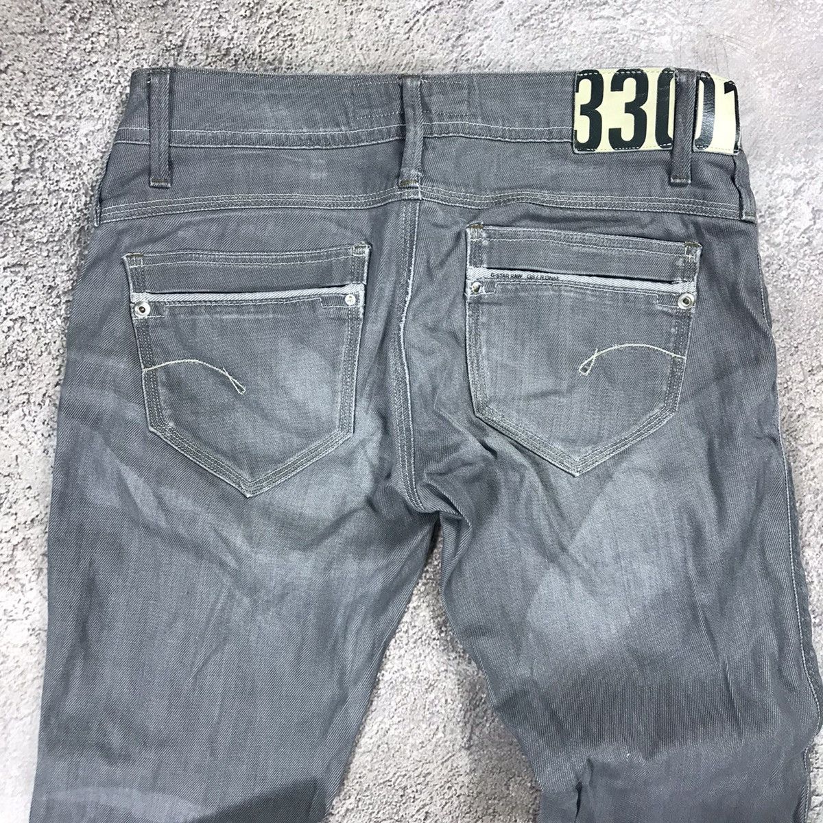 Vintage Vintage G Star Distressed Low Rise Flared Jeans Skate Y2K 29 Size US 29 - 8 Thumbnail