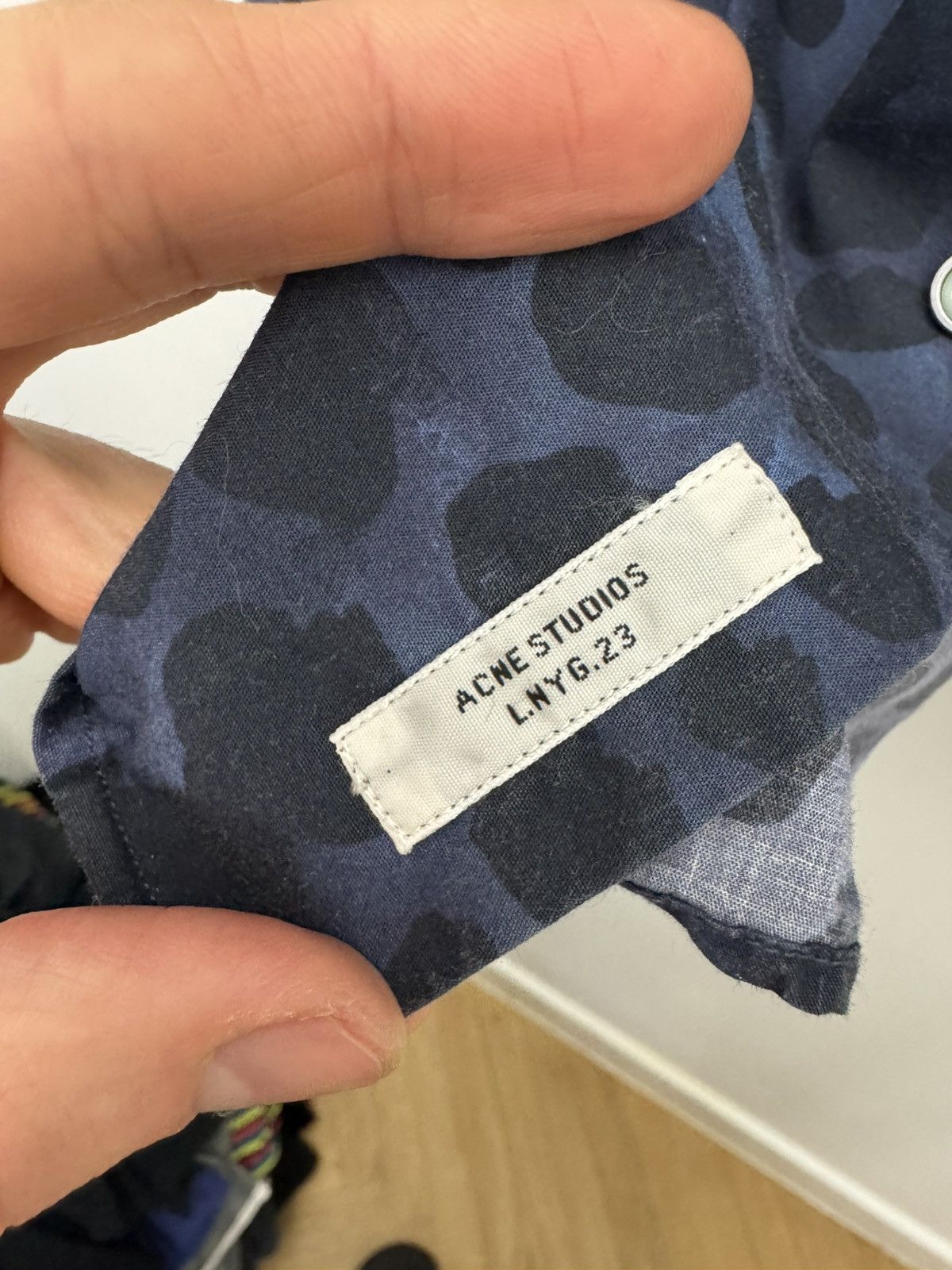 Acne Studios Acne Studios Fullprint Blue button up shirt luxury casual Size US M / EU 48-50 / 2 - 5 Thumbnail