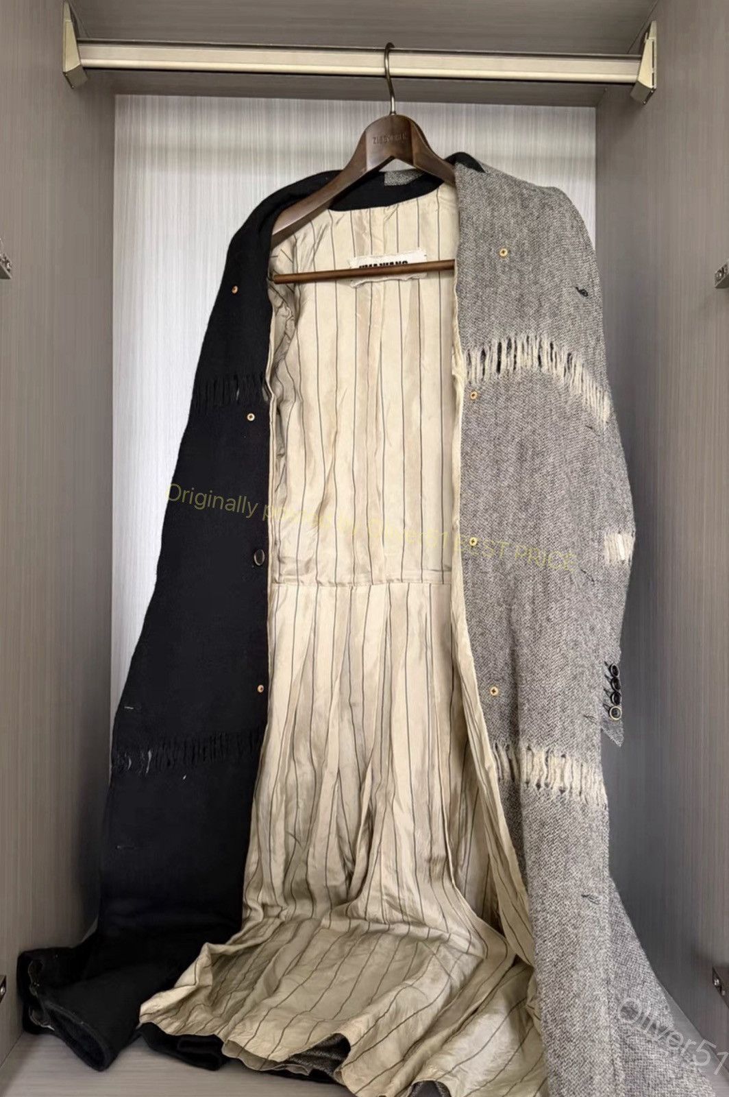 Uma Wang Uma Wang 20AW Cashmere Distressed Coat YYYY17/2610 Size M / US 6-8 / IT 42-44 - 4 Thumbnail