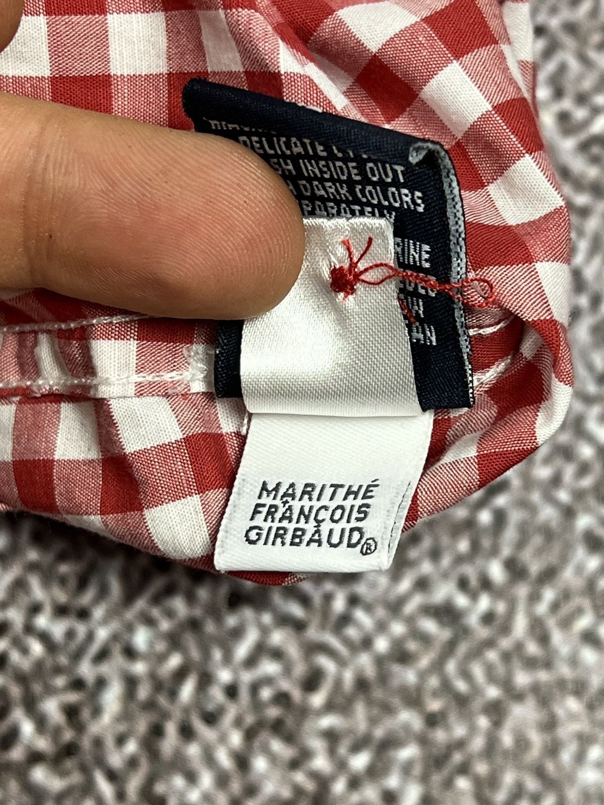 Marithe + Francois Girbaud Marithe Francois Girbaus Men’s checked shirt small logo y2k Size US XL / EU 56 / 4 - 16 Thumbnail