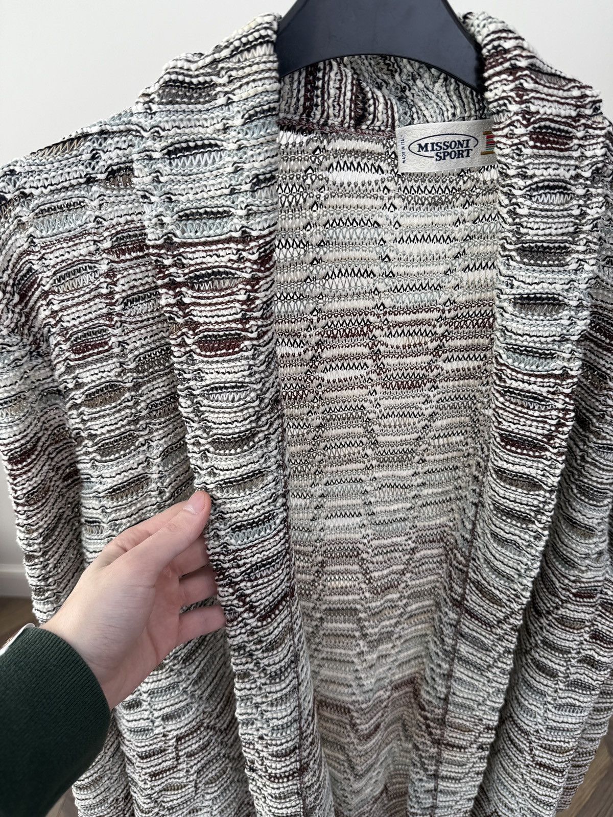 Missoni Vintage Missoni Sport Open Front women’s Cardigan Size XL / US 12-14 / IT 48-50 - 5 Thumbnail