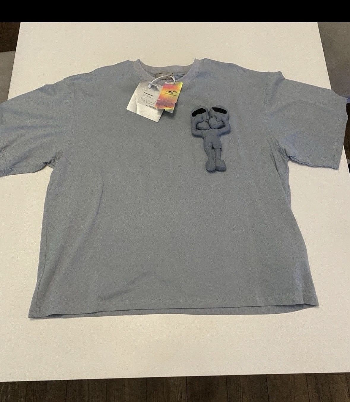 Harsh and Cruel Harsh and Cruel Broken Heart Stitched tee ‘haze blue’ Size US XL / EU 56 / 4 - 2 Thumbnail
