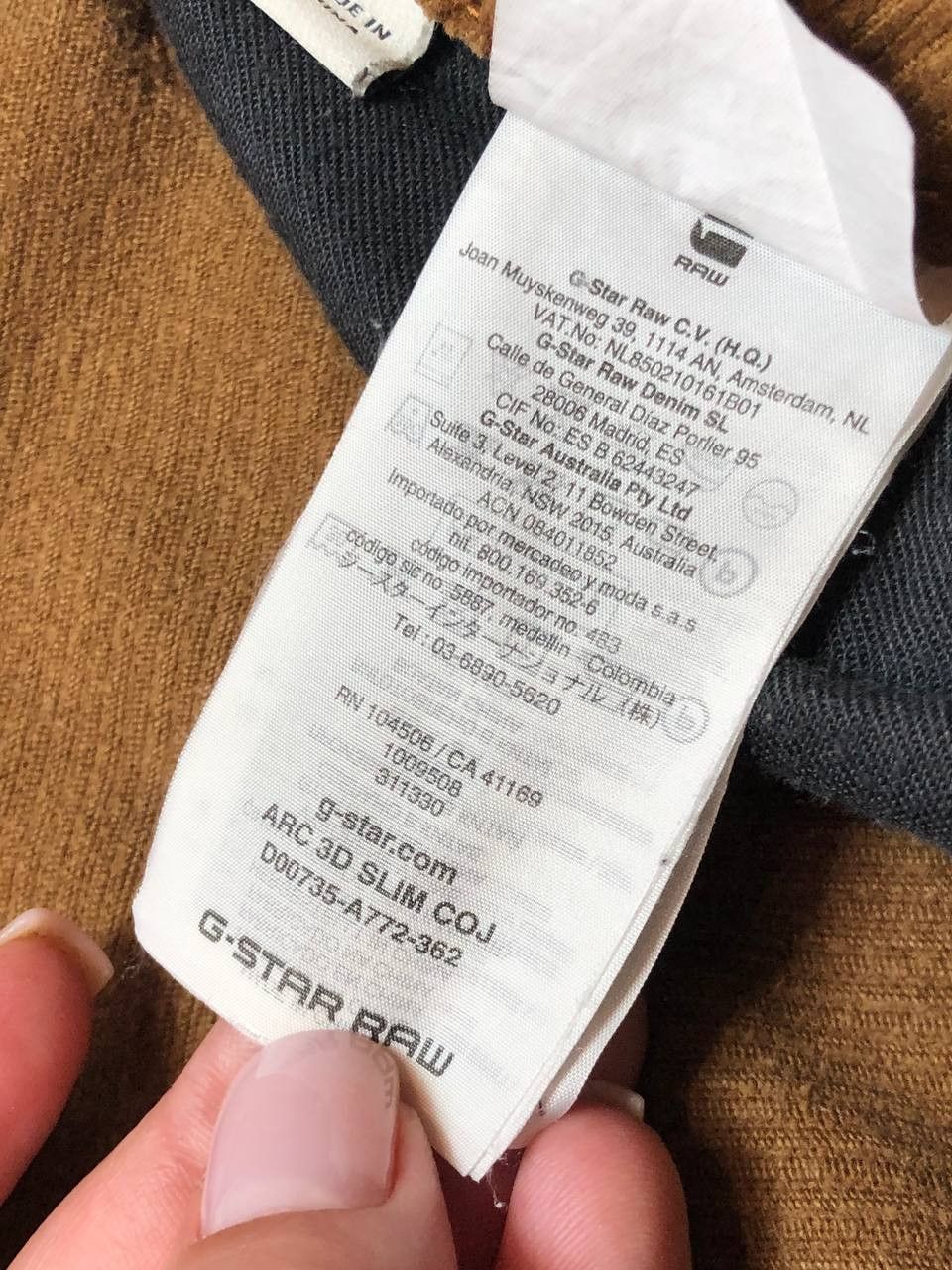 G-Star streetwear Y2K Casual Pants G-Star Raw brown 3D Size US 34 / EU 50 - 4 Thumbnail