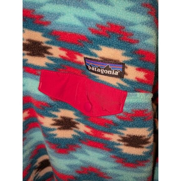 Patagonia Patagonia Synchilla Snap-T Fleece Pullover Aztec Teal M Size M / US 6-8 / IT 42-44 - 7 Thumbnail
