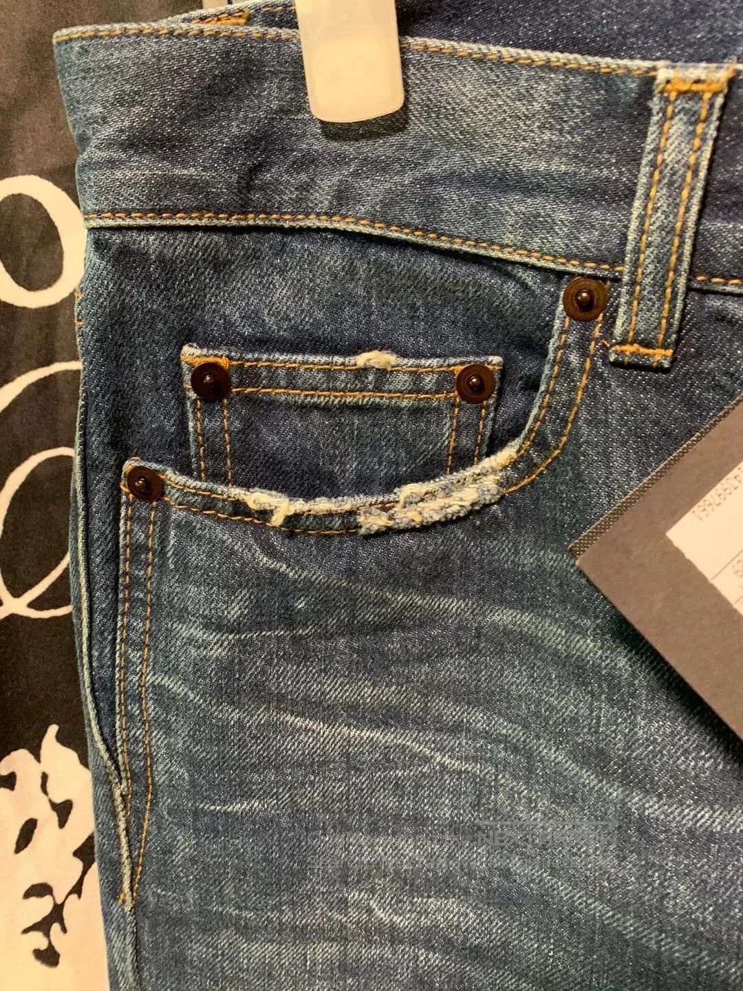 Saint Laurent Paris saint laurent new distressed blue jeans. Size US 29 - 5 Thumbnail