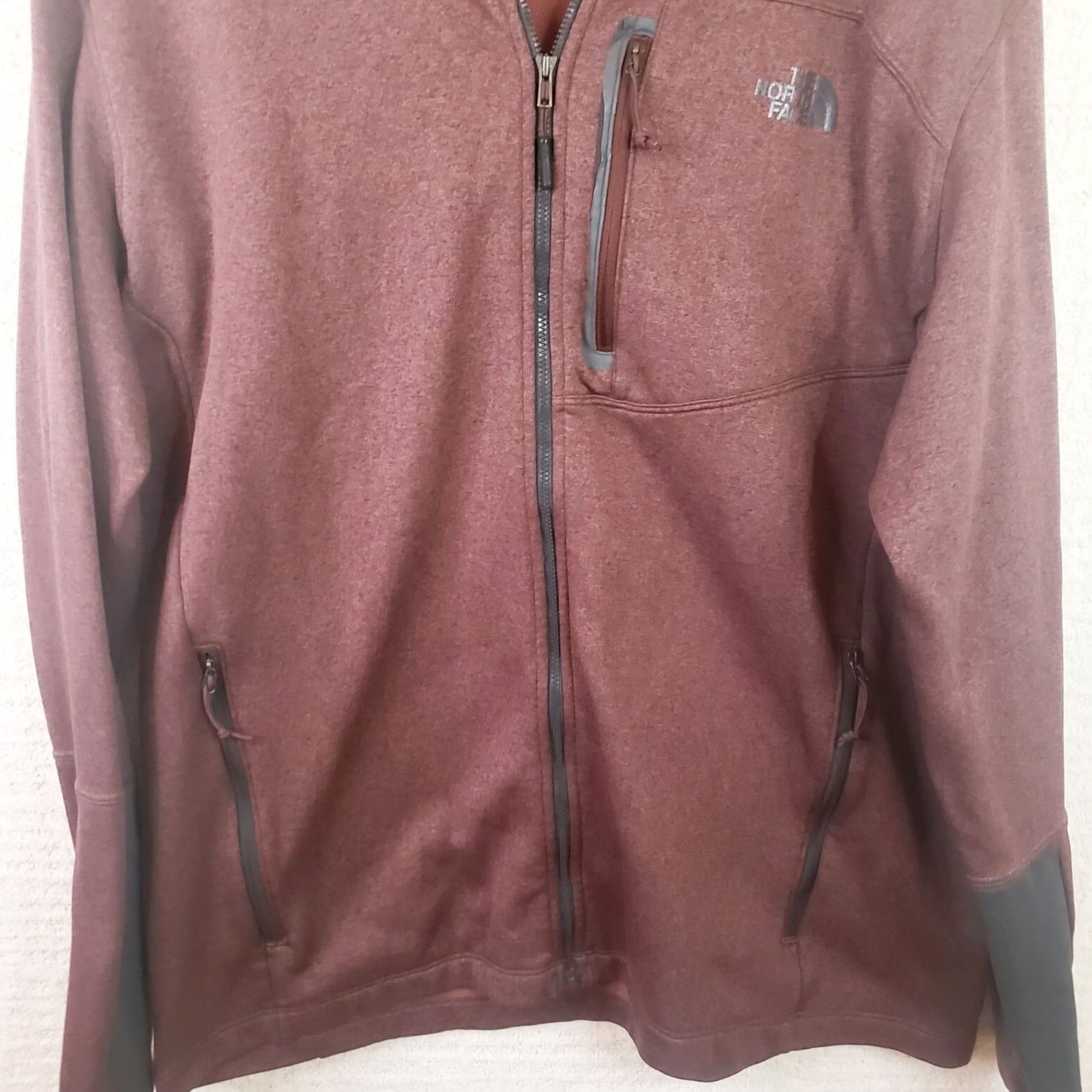 The North Face The North Face Jacket Mens XL Brown Men Full Zip Polyester With Fleece Interior Size US XL / EU 56 / 4 - 2 Thumbnail
