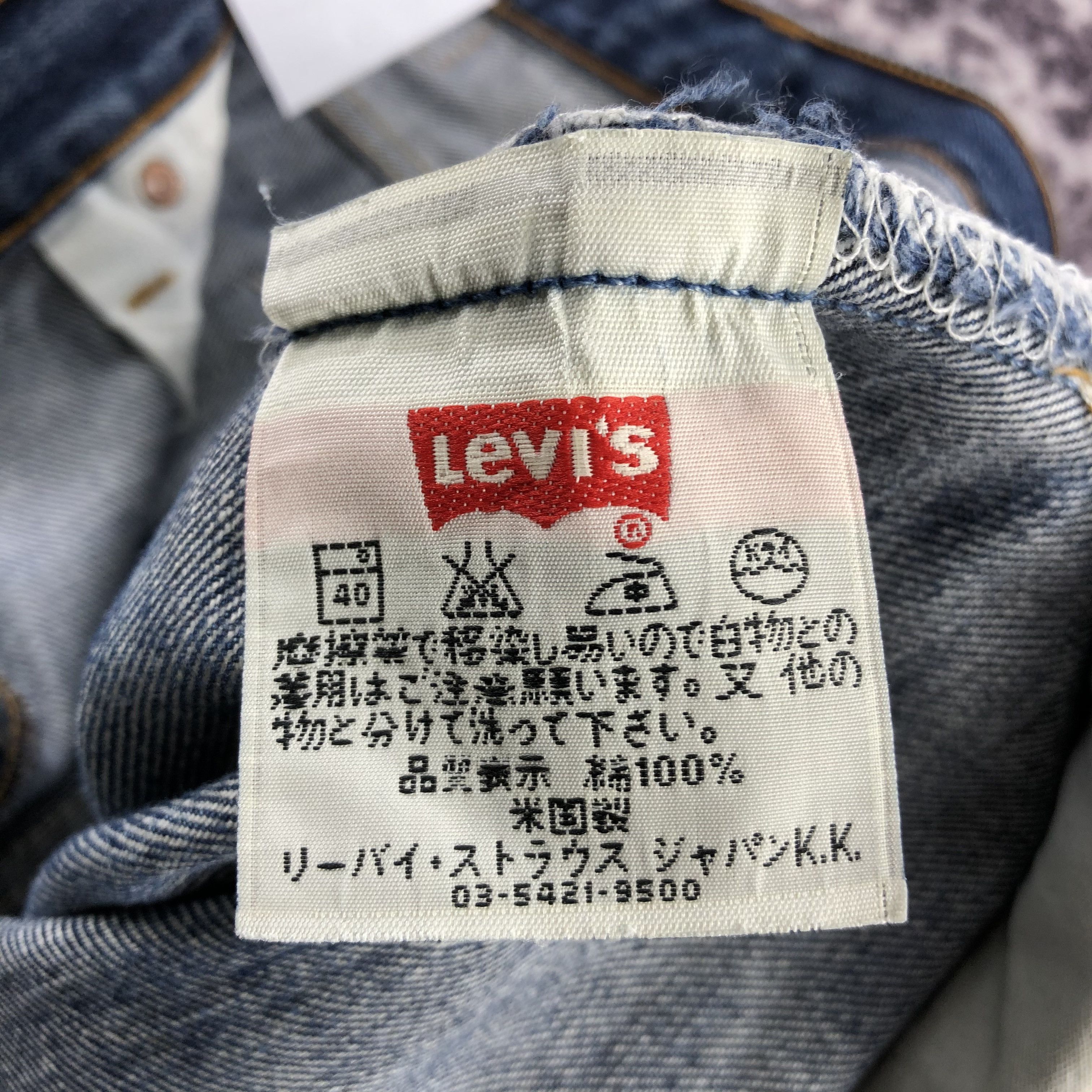 Levi's 90s Vintage Blue Wash Levis 501 Jeans-JM2804 Size US 29 - 14 Thumbnail