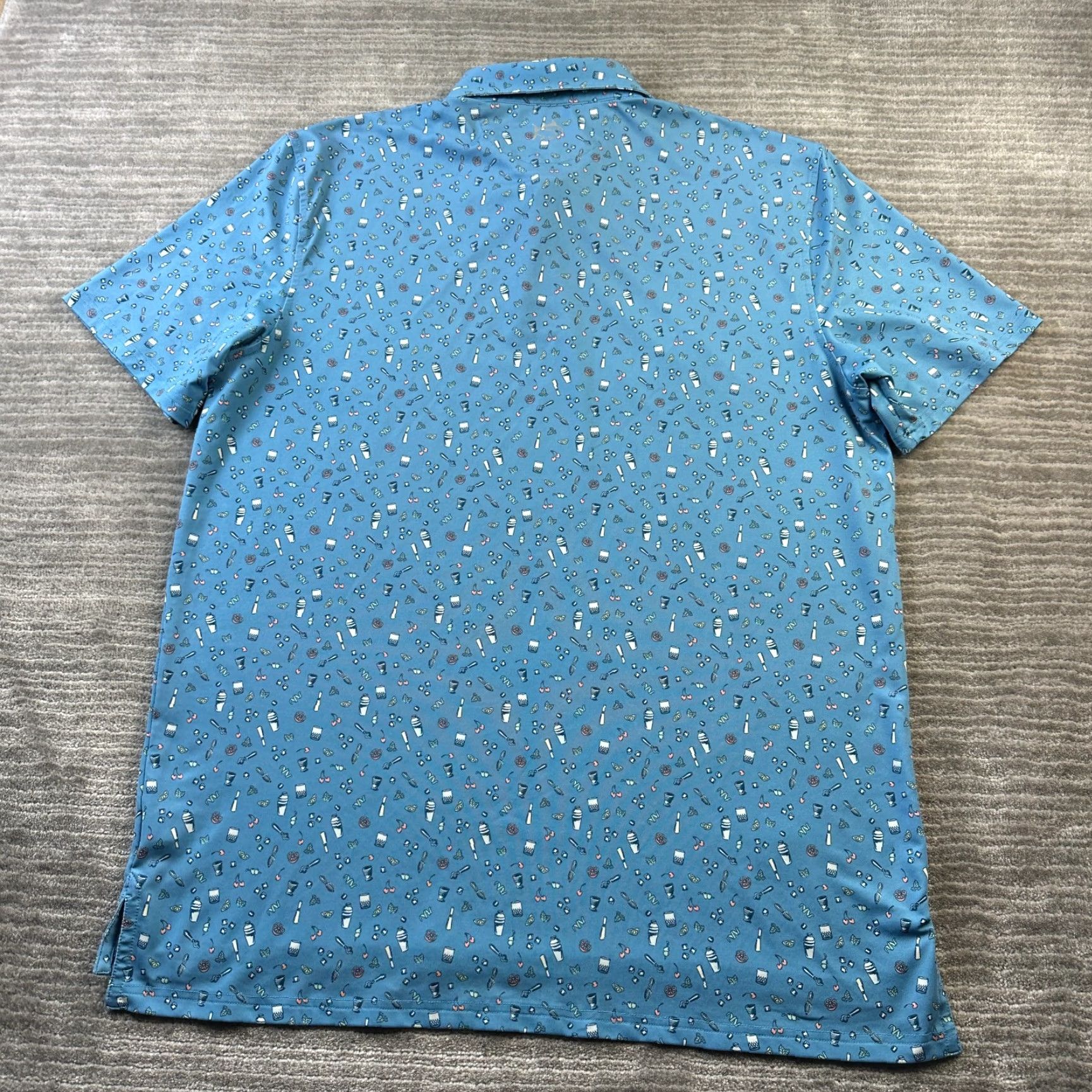 Southern Tide Southern Tide Polo Shirt Mens Extra Large All Over Print Golf Performance Size US XL / EU 56 / 4 - 3 Thumbnail