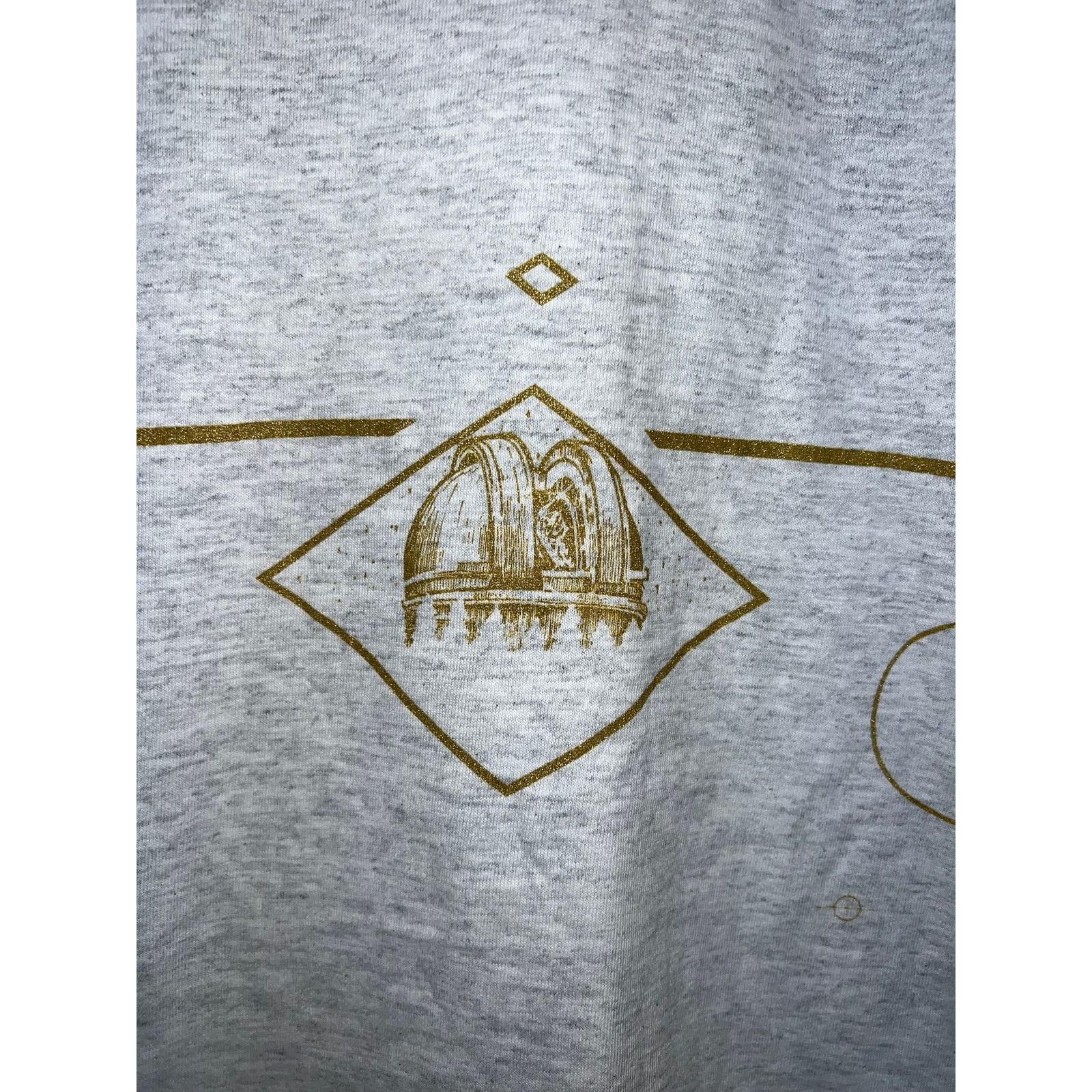 Jerzees Vintage Observatory Shirt Telescope Gray Tee 90s Medium Size US M / EU 48-50 / 2 - 4 Thumbnail