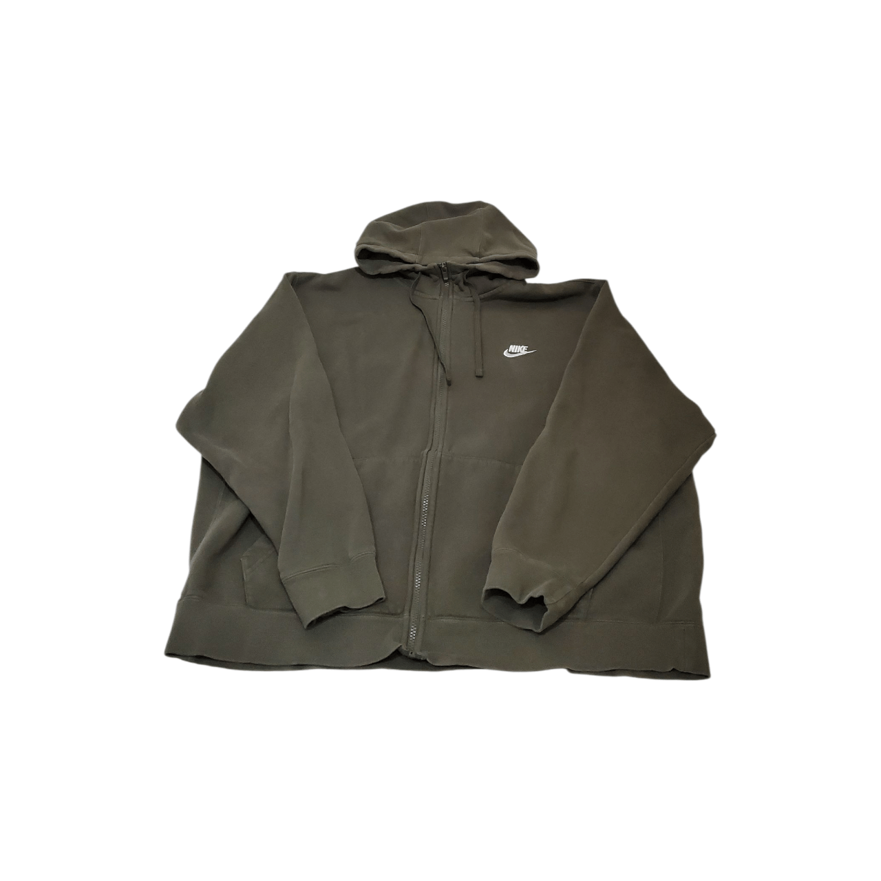 Nike Nike Fleece Jacket Olive Green Size US XXL / EU 58 / 5 - 1 Thumbnail