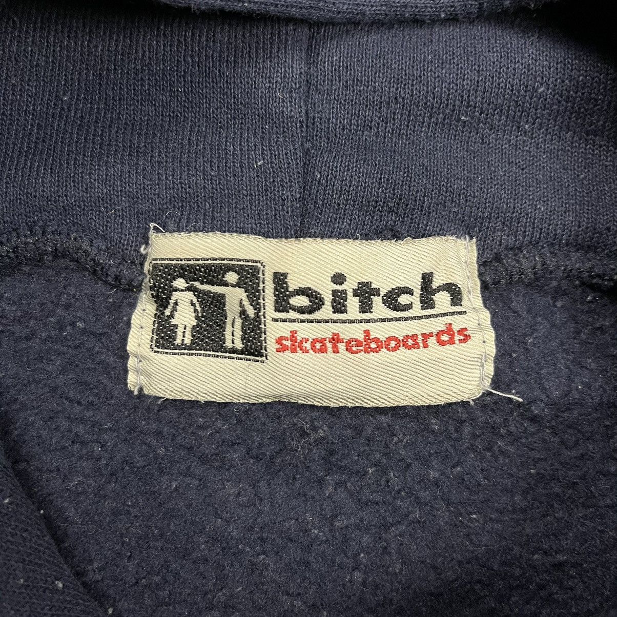 Hook-Ups Very Rare Vintage 90s Bitch Skateboards blurred logo hoodie Size US S / EU 44-46 / 1 - 7 Thumbnail