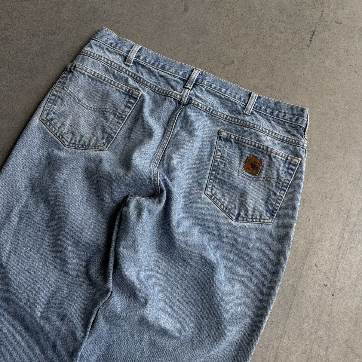 Carhartt Vintages 38x32 Baggy Carhartt Blue Jeans Workwear Carpenter Size US 38 / EU 54 - 6 Thumbnail