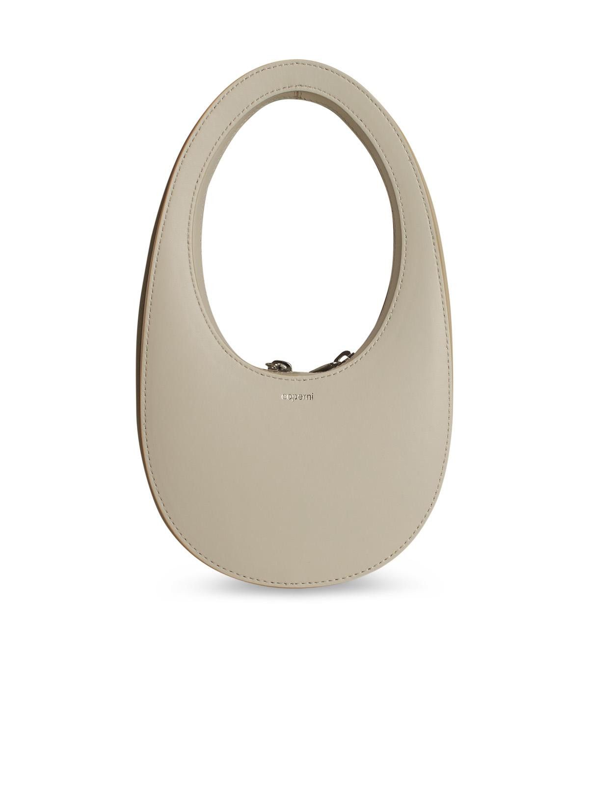 Coperni 'swipe' Mini Bag In White Leather, Women's