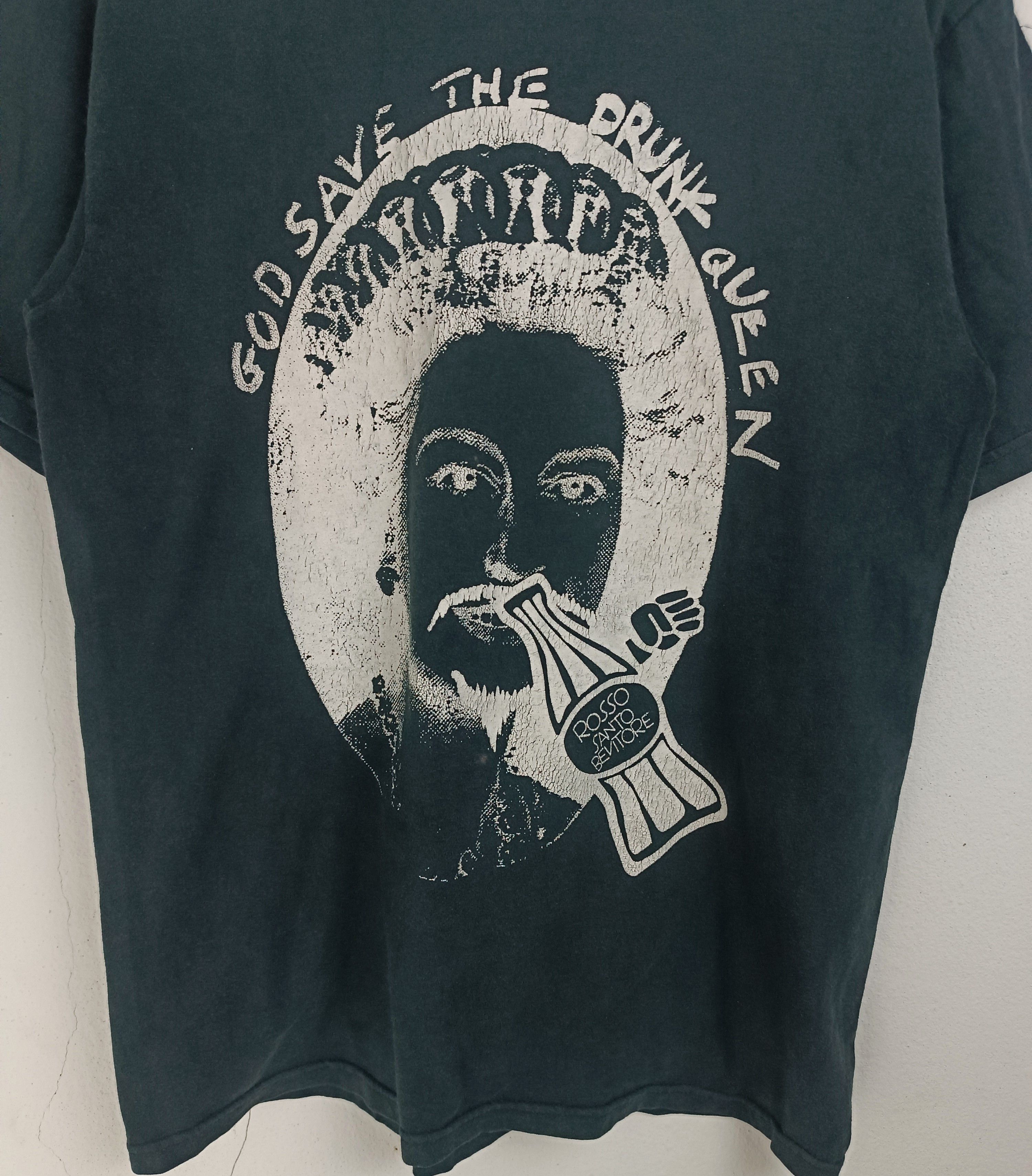 Vintage VINTAGE GOD SAVE THE DRUNK QUEEN FUNNY SEX PISTOLS PUNK RARE Size US S / EU 44-46 / 1 - 7 Thumbnail