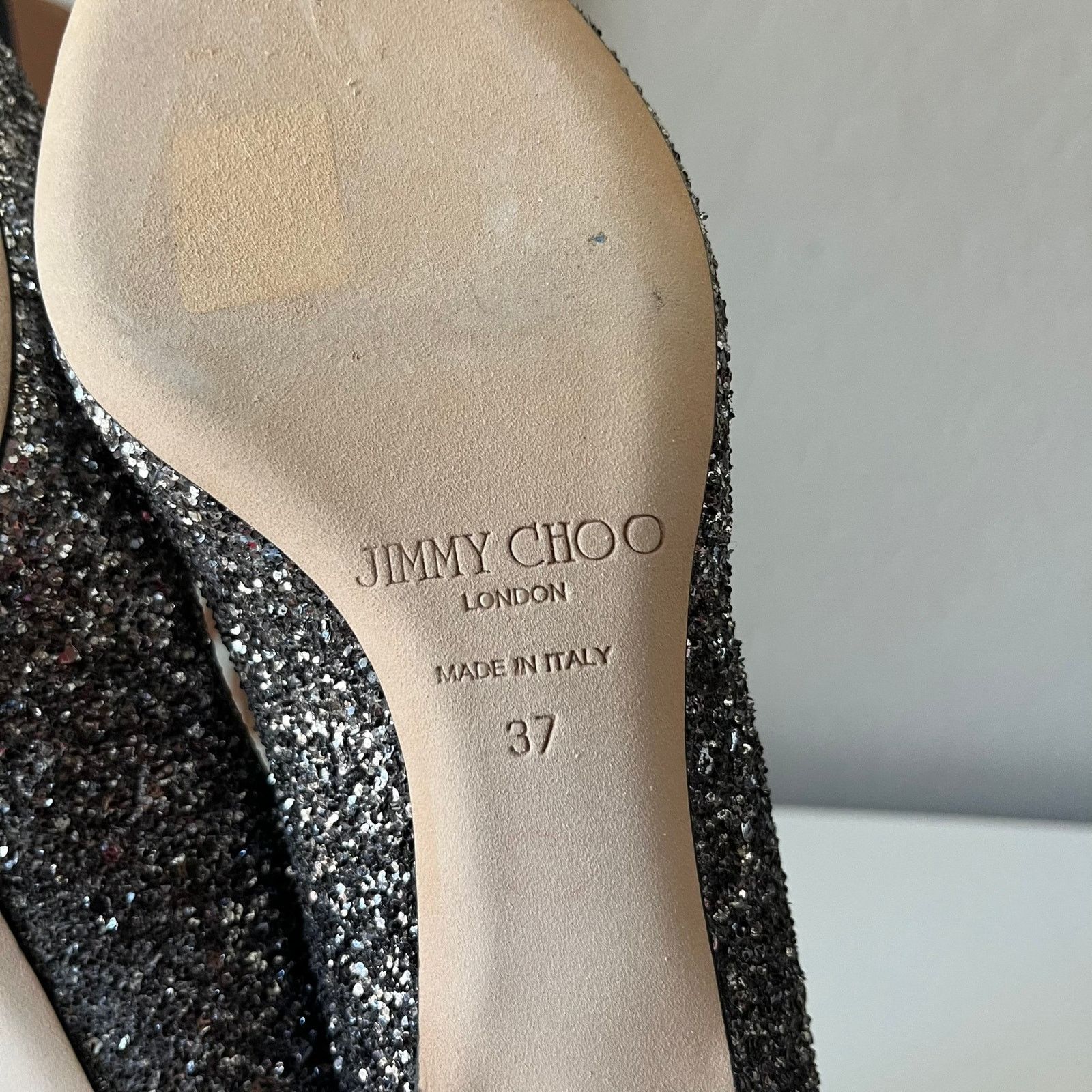 Jimmy Choo Jimmy Choo Romy Silver Pointed Toe Kitten Heel Pumps Size 37 Size US 7 / IT 37 - 9 Thumbnail