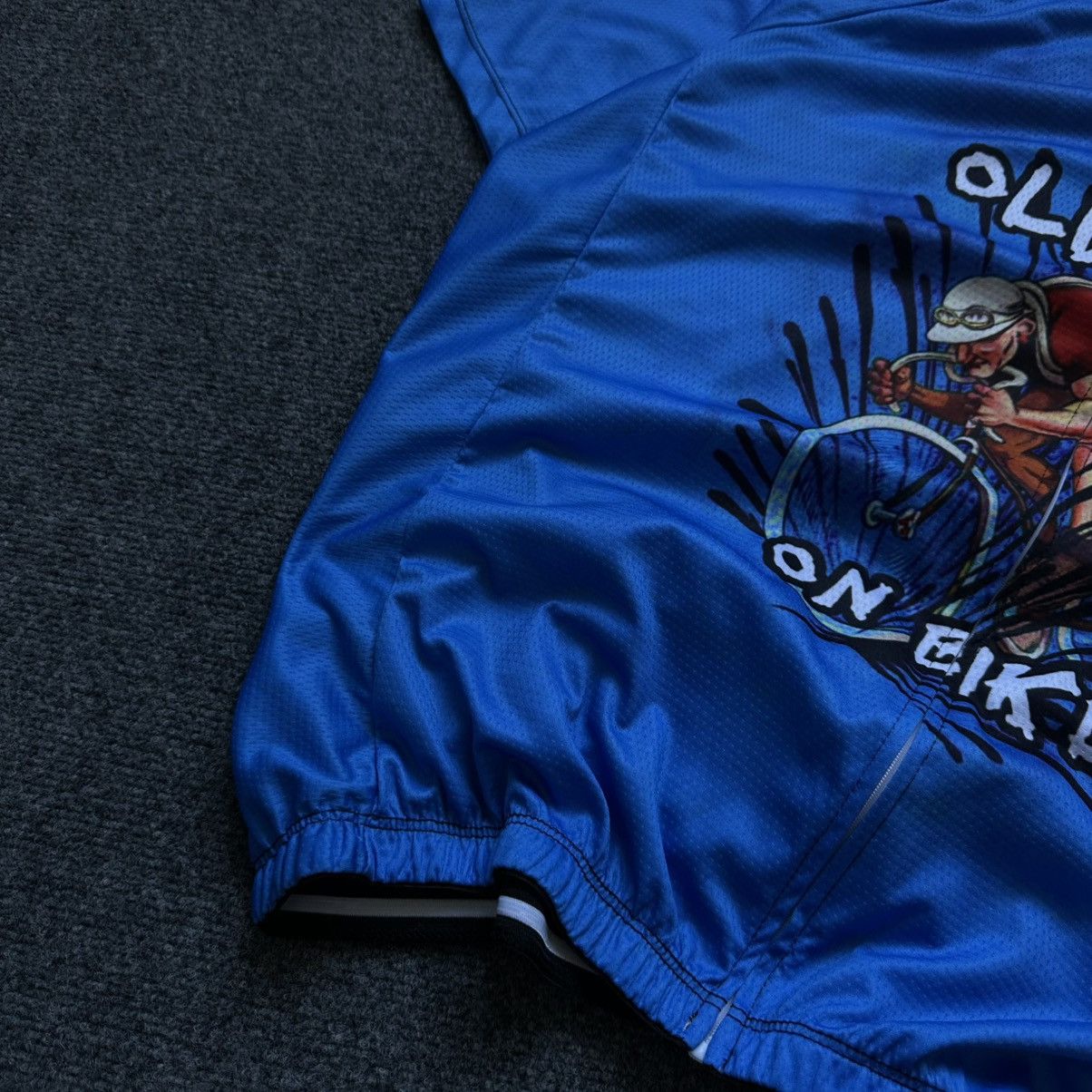 Sports Specialties VTG Adult Old Man On Bike Velo Jersey Tee Size XXL Y2K 00s Size US XXL / EU 58 / 5 - 10 Thumbnail