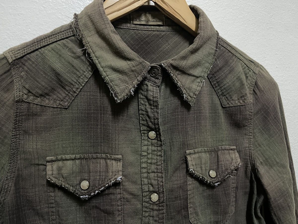 Japanese Brand GOA Western Plaid Shirt Distressed Size US S / EU 44-46 / 1 - 4 Thumbnail