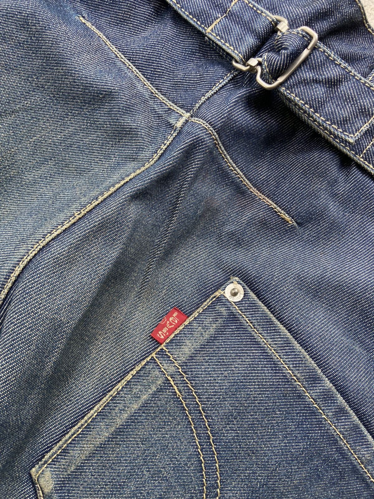 Engineered Garments × Levi's Vintage Y2K Levis Engineered Buckle T Back Baggy Denim Pants Size US 32 / EU 48 - 7 Thumbnail