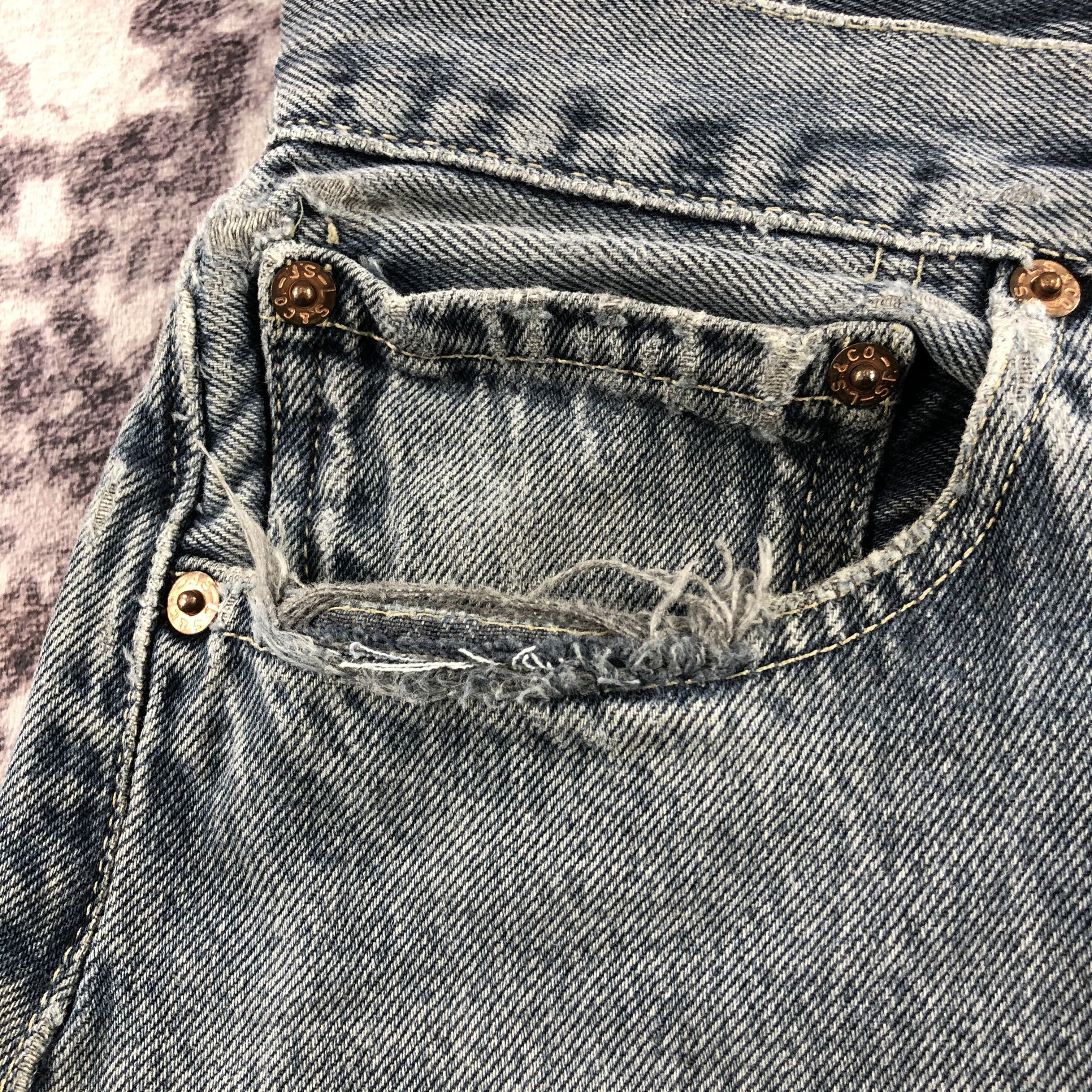 Levi's 90s Vintage Levis 501 Jeans-JM2604 Size US 33 - 12 Thumbnail