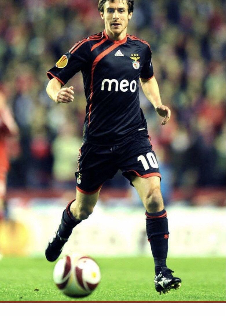 Adidas Pablo aimar jersey benfica 2009/10 away kit b adidas | Grailed