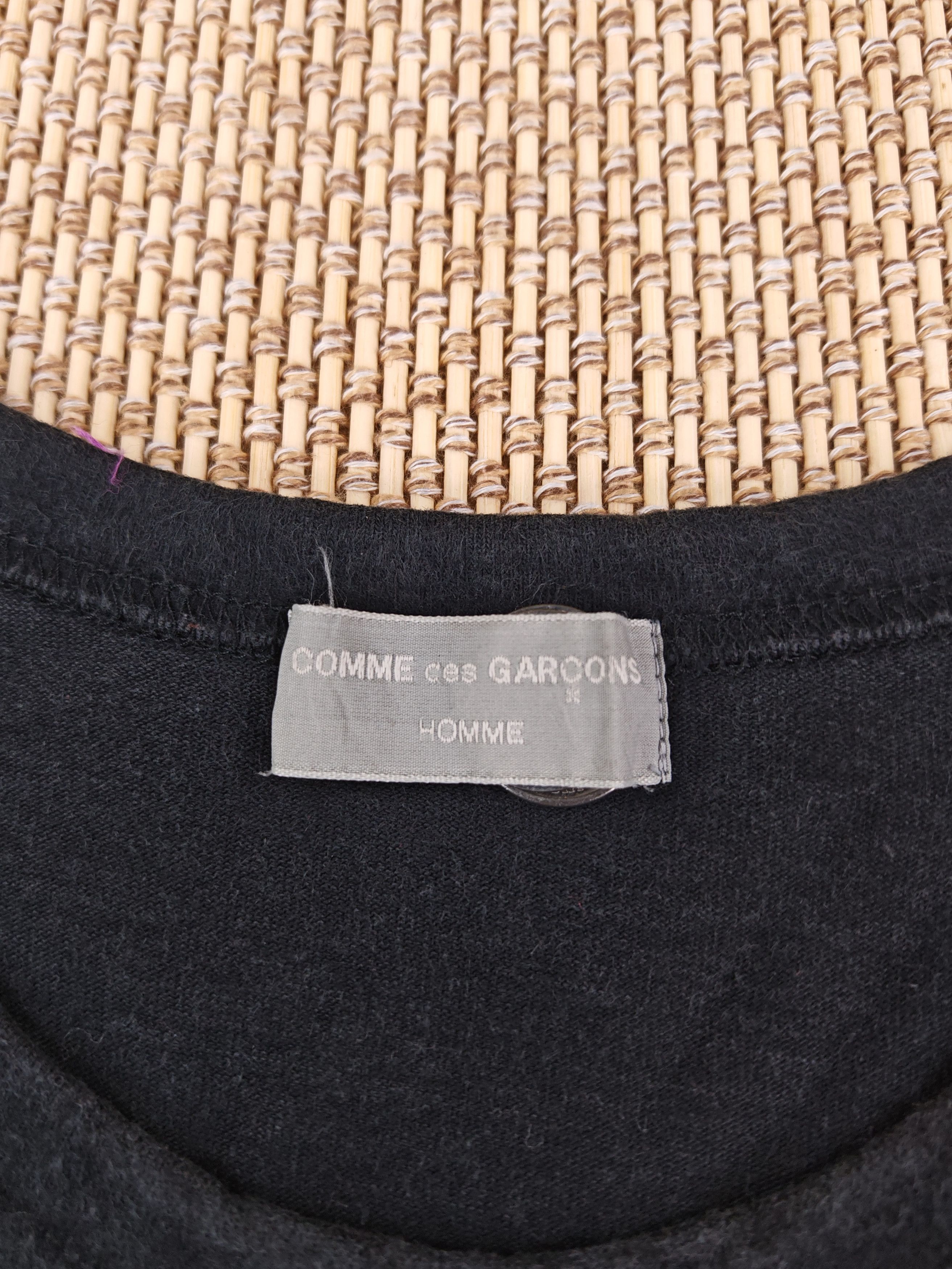 Comme des Garcons Homme Comme des Garçons Homme 2 Fabrics Long Sleeve Tee Size US M / EU 48-50 / 2 - 7 Thumbnail