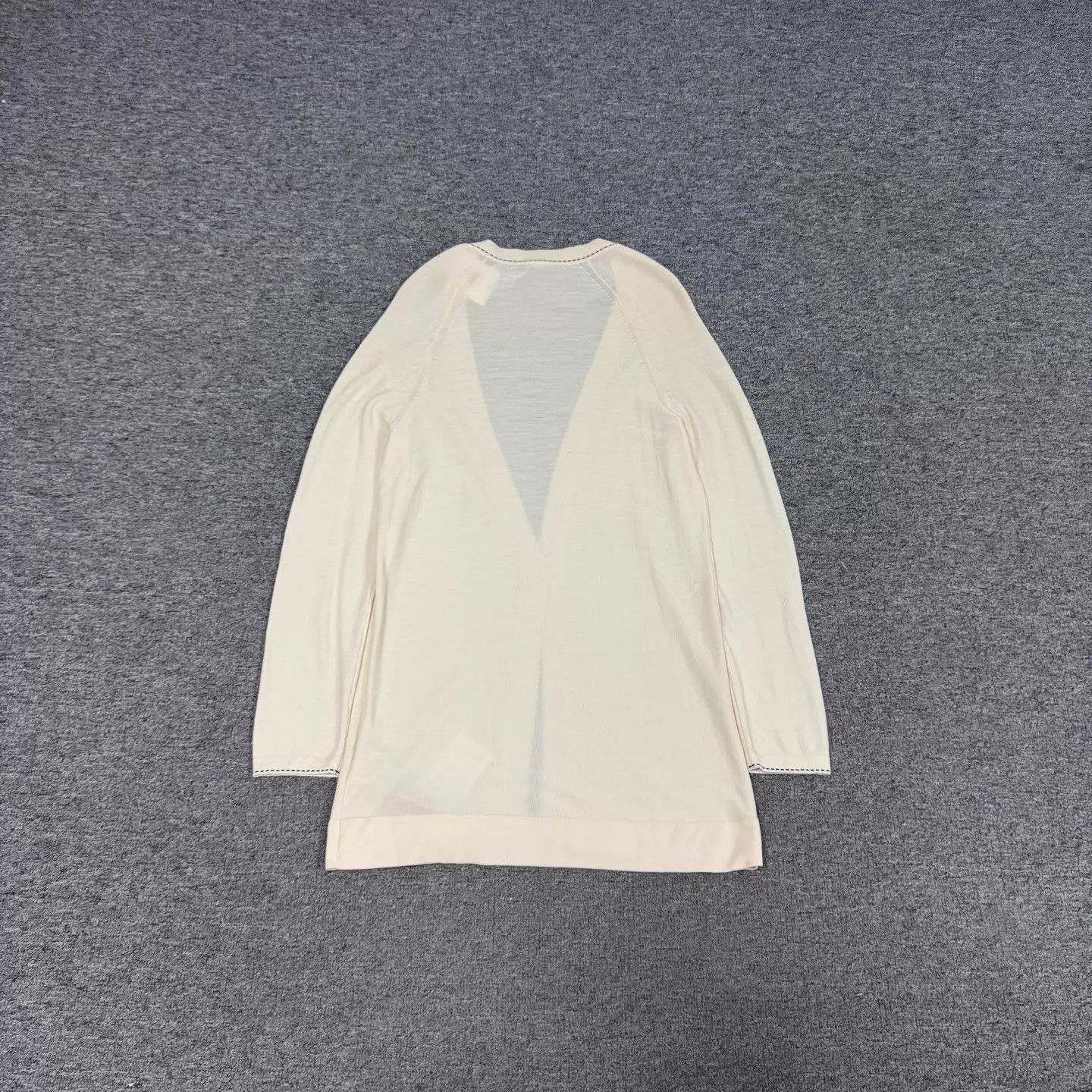 Hermes Hermes long cardigan 100%wool minimalist preppy 36 Size XS / US 0-2 / IT 36-38 - 2 Thumbnail