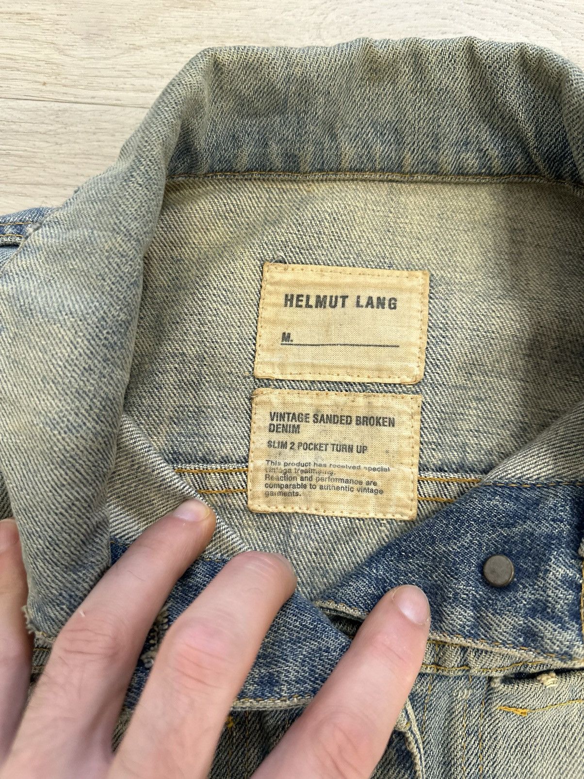 Helmut Lang Helmut lang vintage denim jacket Size US XS / EU 42 / 0 - 3 Thumbnail