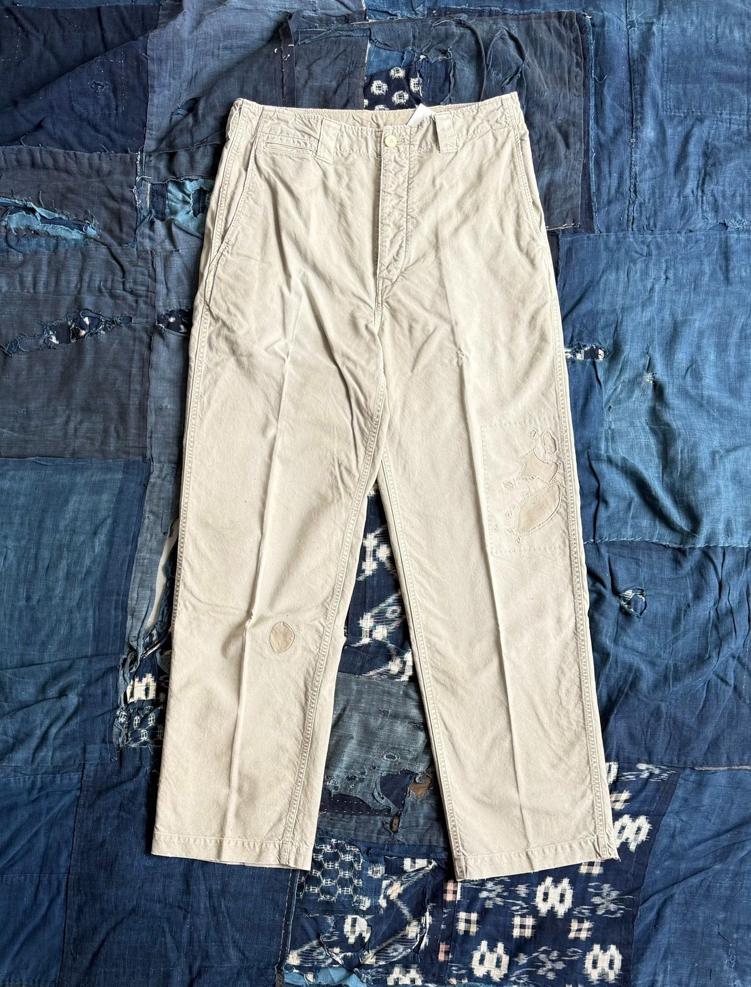 Visvim WIDE CHINO PANTS CRASH | Grailed