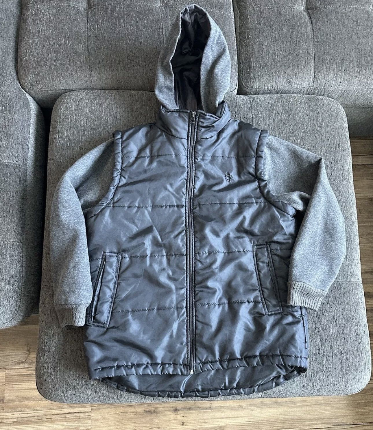 Southpole × Vintage Vintage SouthPole Quilted Hooded jacket Size:Medium Size US M / EU 48-50 / 2 - 1 Thumbnail