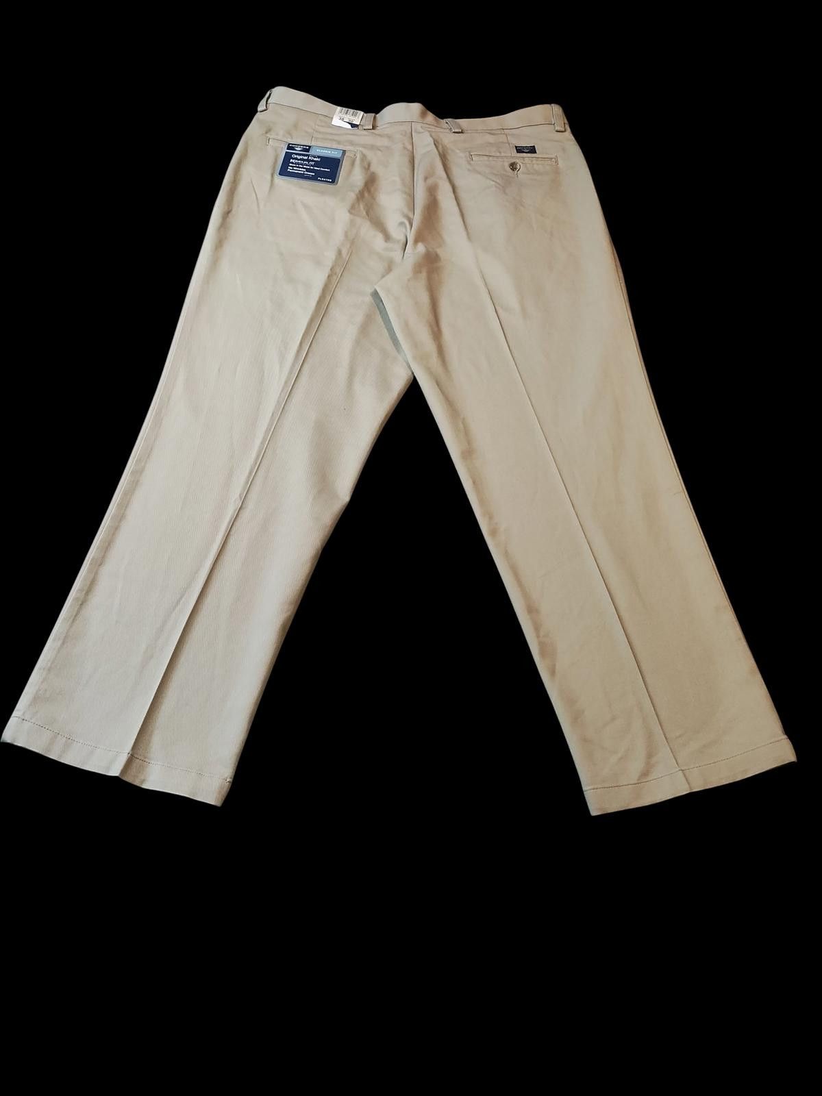 Dockers Dockers Men's Beige Pleated Dress Pants Size US 38 / EU 54 - 3 Thumbnail