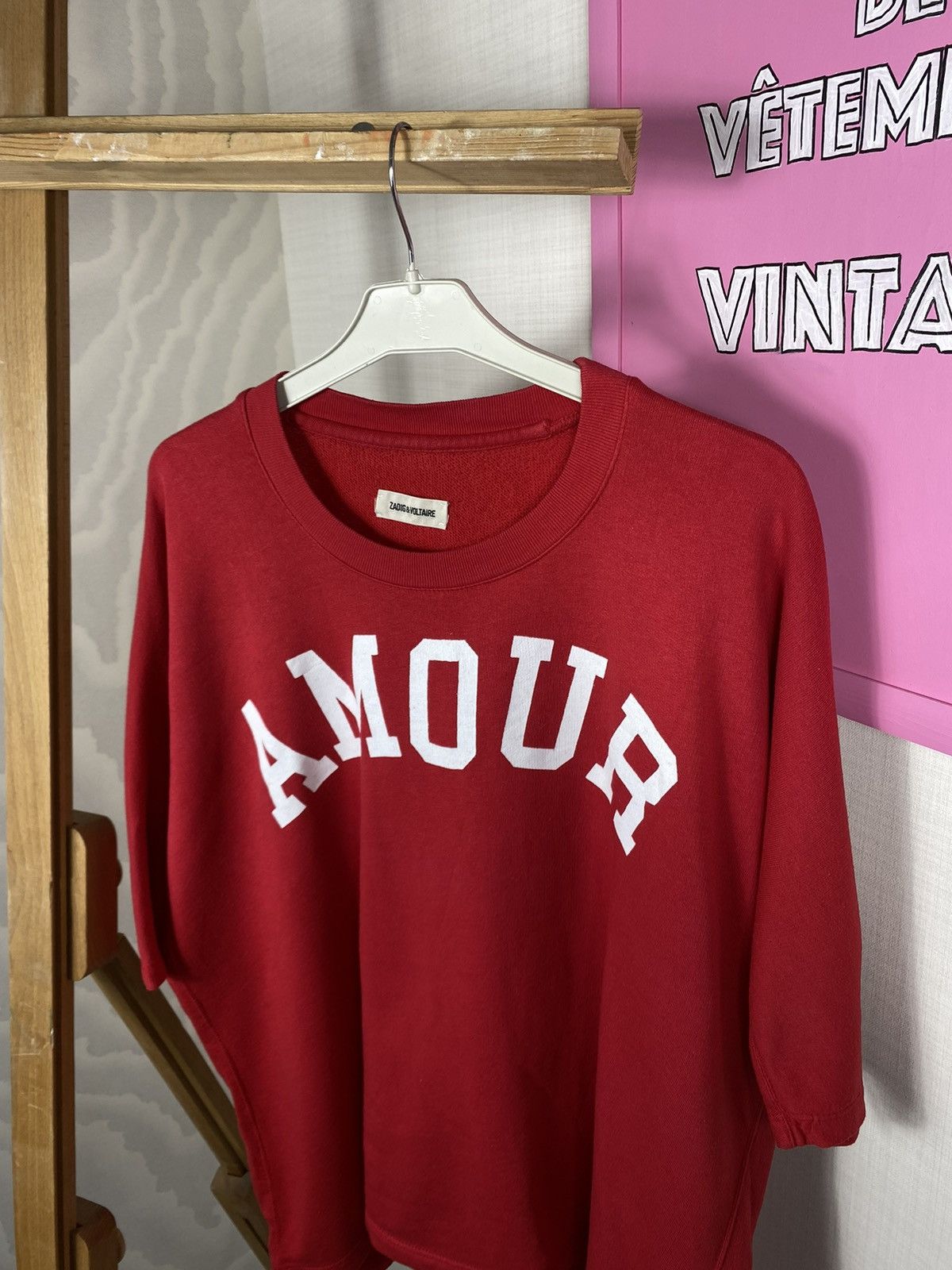 Other Zadig Voltaire Shirt Logo Tee Amour Size XS / US 0-2 / IT 36-38 - 4 Thumbnail