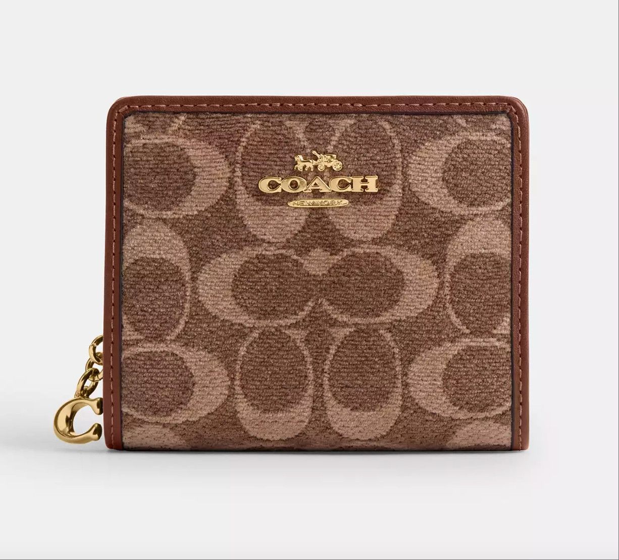 Coach Snap Wallet In Signature Chenille CCQ32 Size ONE SIZE - 6 Thumbnail