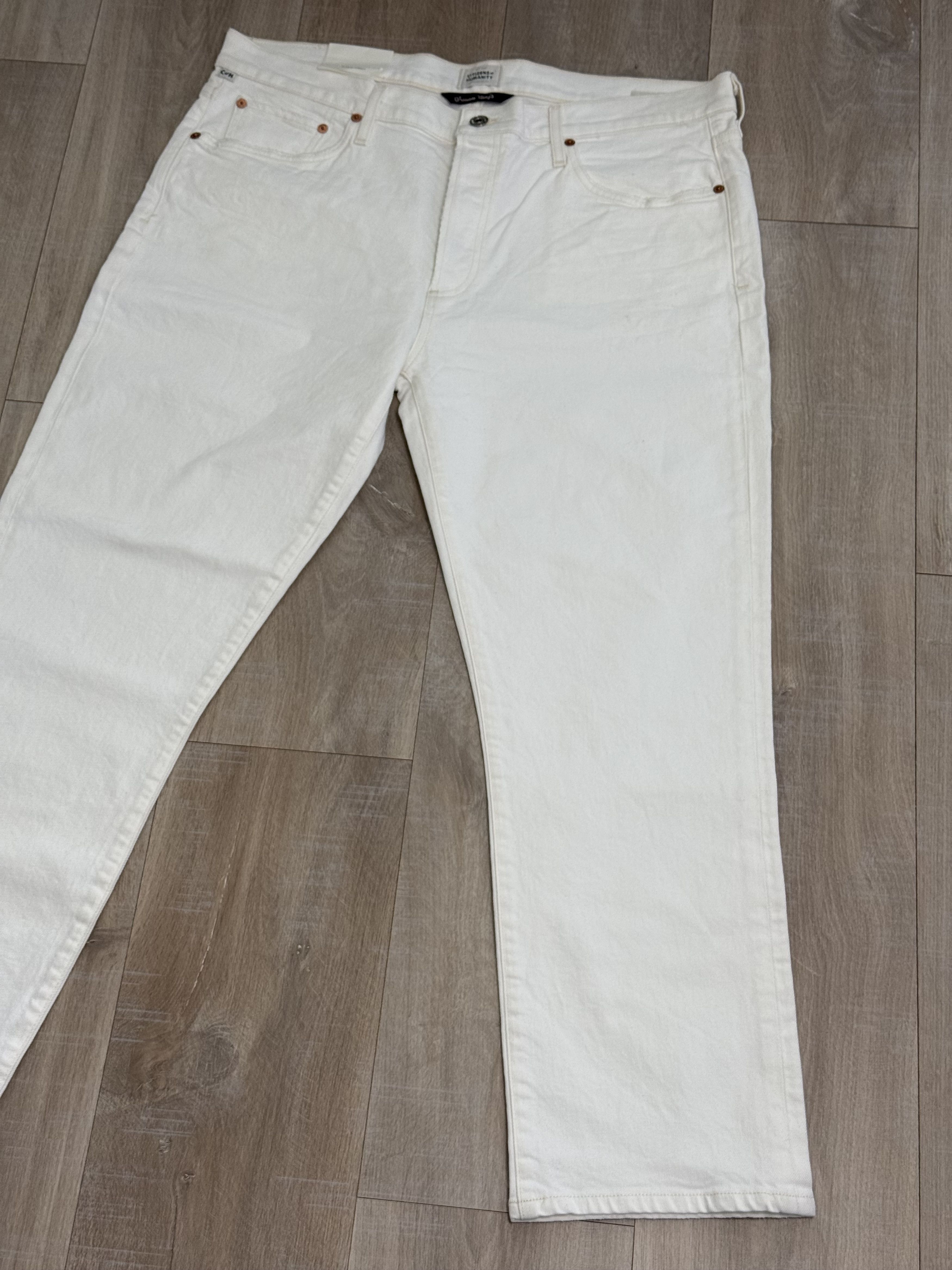 Citizens Of Humanity Citizens of Humanity Jeansy Boyfriend Emerson Size 32 White Size US 38 / EU 54 - 3 Thumbnail