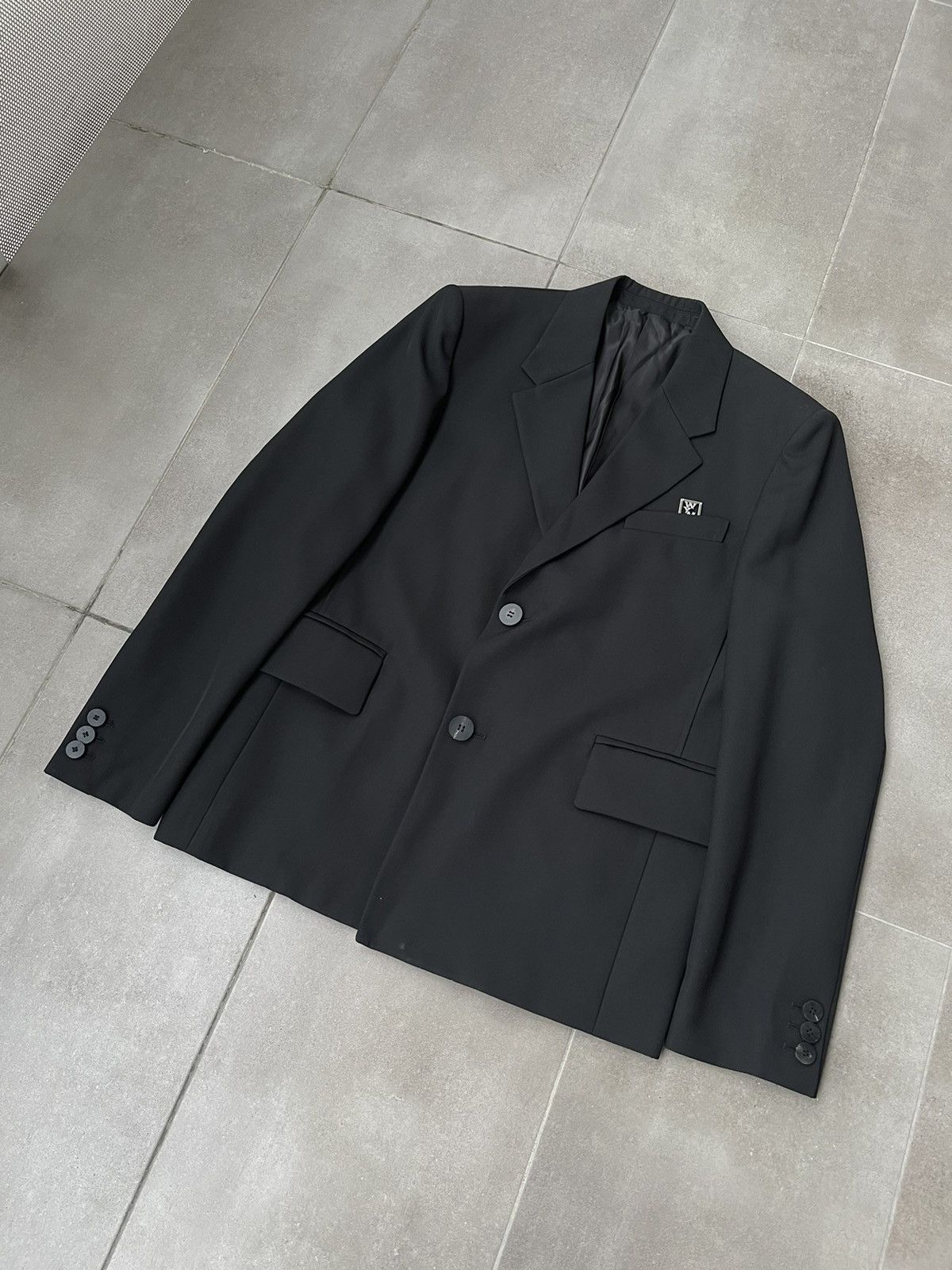 Wooyoungmi !DS! SS23 Wooyoungmi Black Blazer Jacket Size 38R - 10 Thumbnail