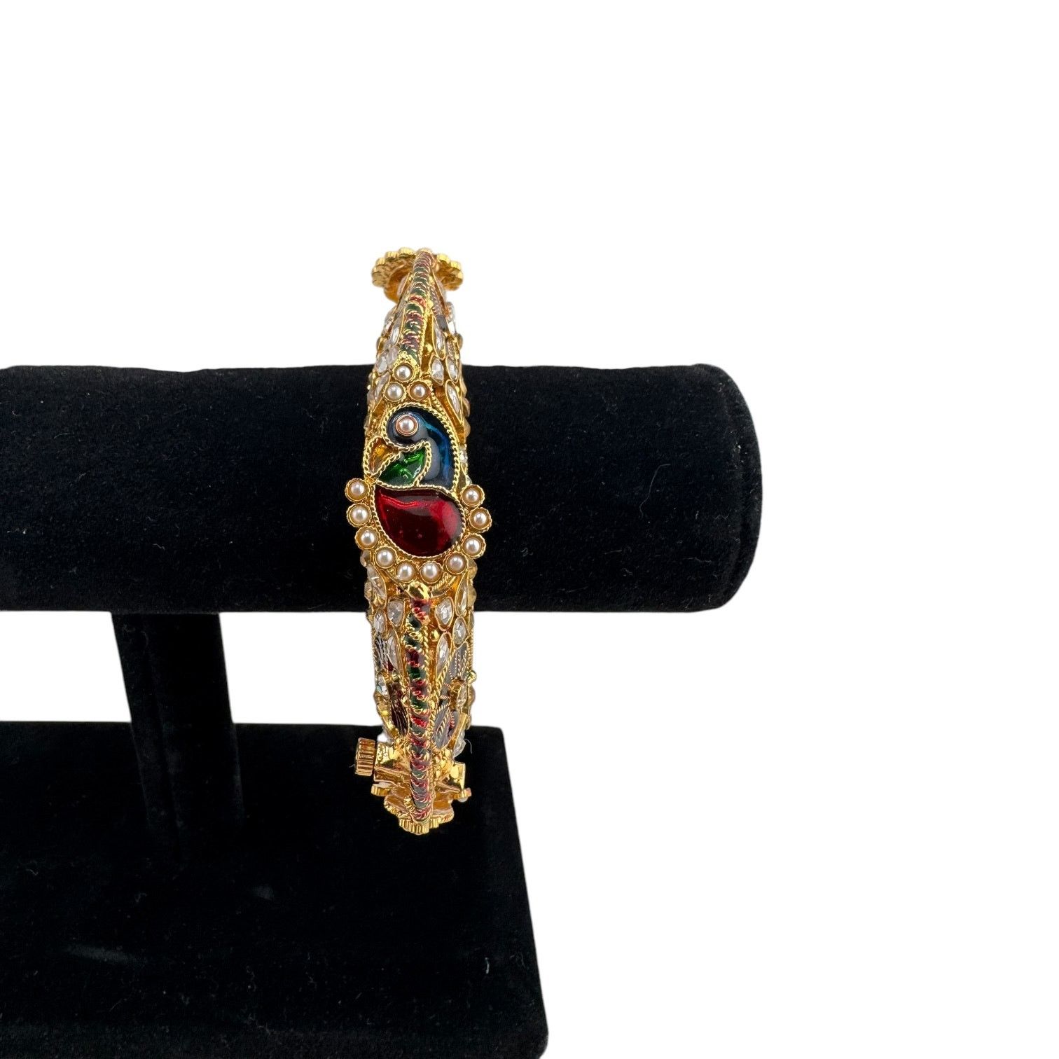 Other Golden Peacock Filigree Bangle Artisan Boldness Central Asia Size ONE SIZE - 3 Thumbnail